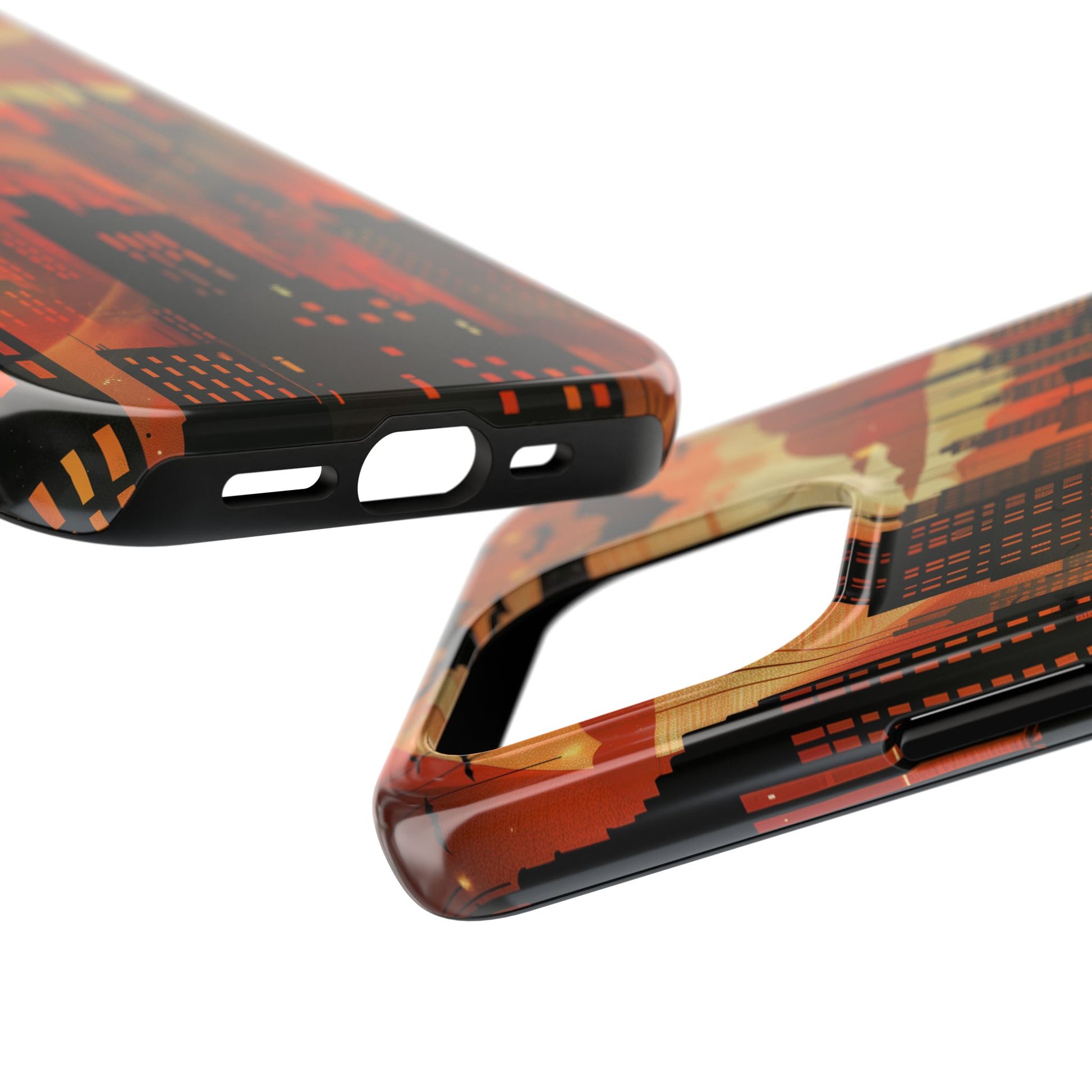 Batman Inspired Phone Case - Gotham Art Deco Style - Comic Book Hero Phone Cover - Unique Superhero Accessory