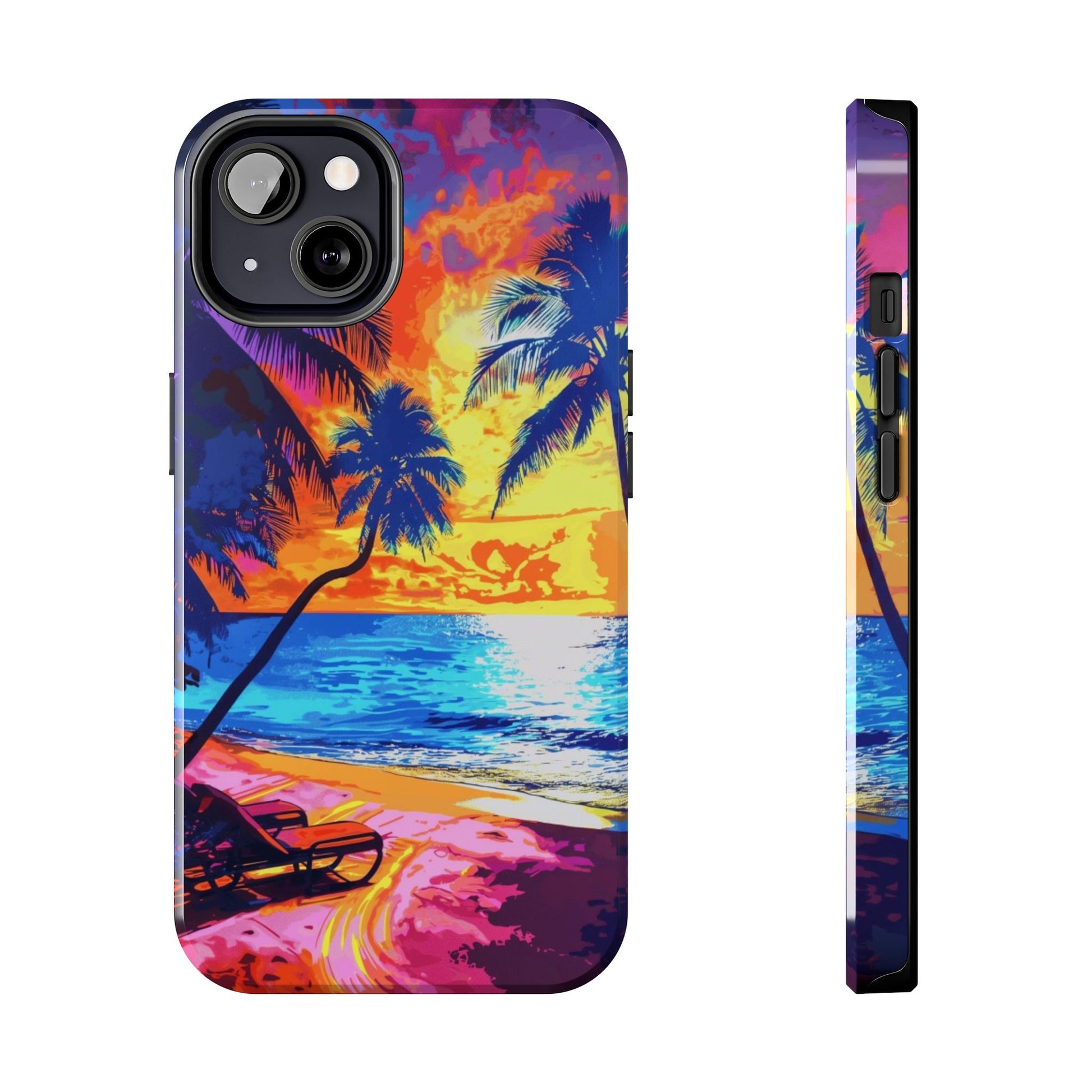 Sunset Bliss: Lisa Frank Style Phone Case