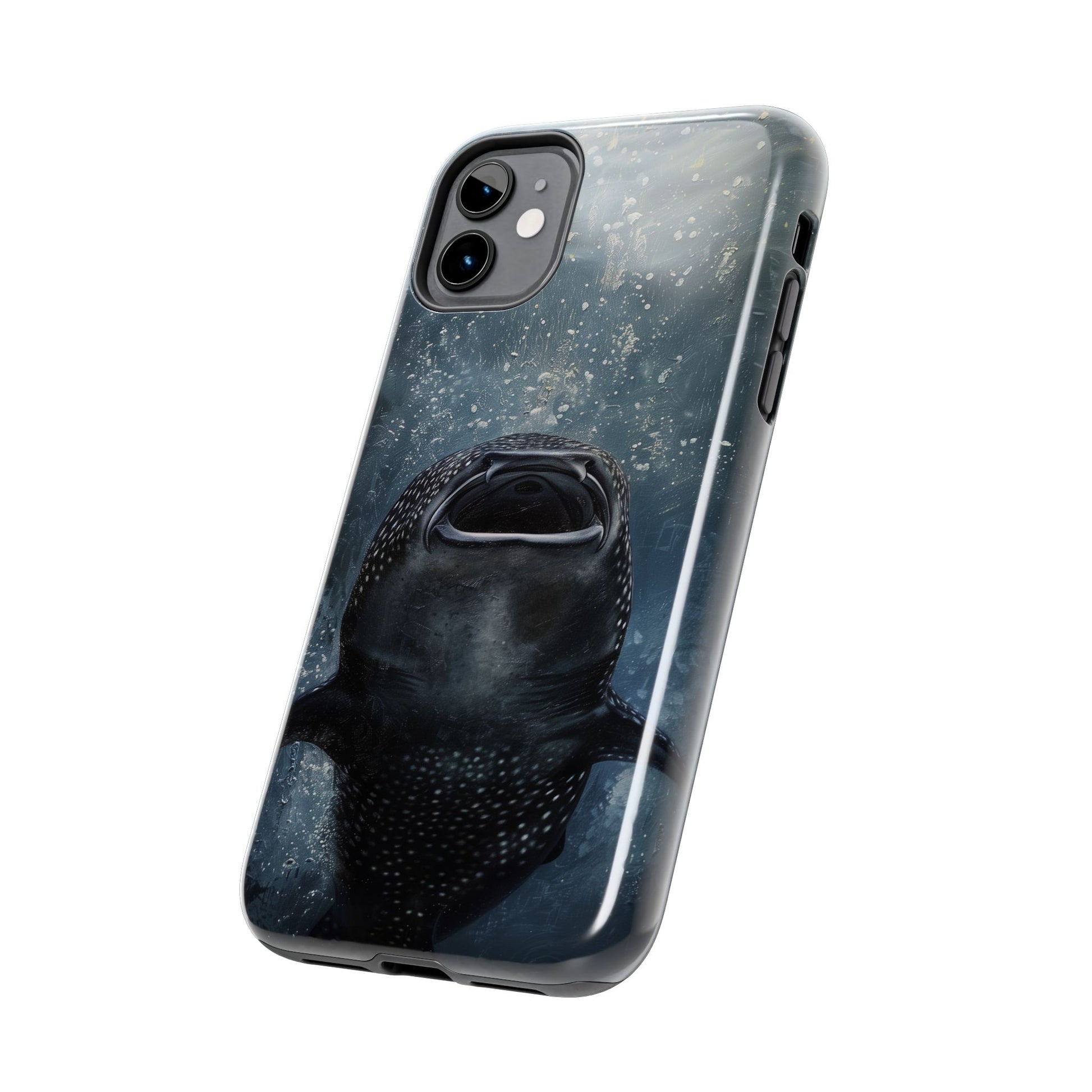 Rising Majesty: Whale Shark Feeding Tough Phone Case