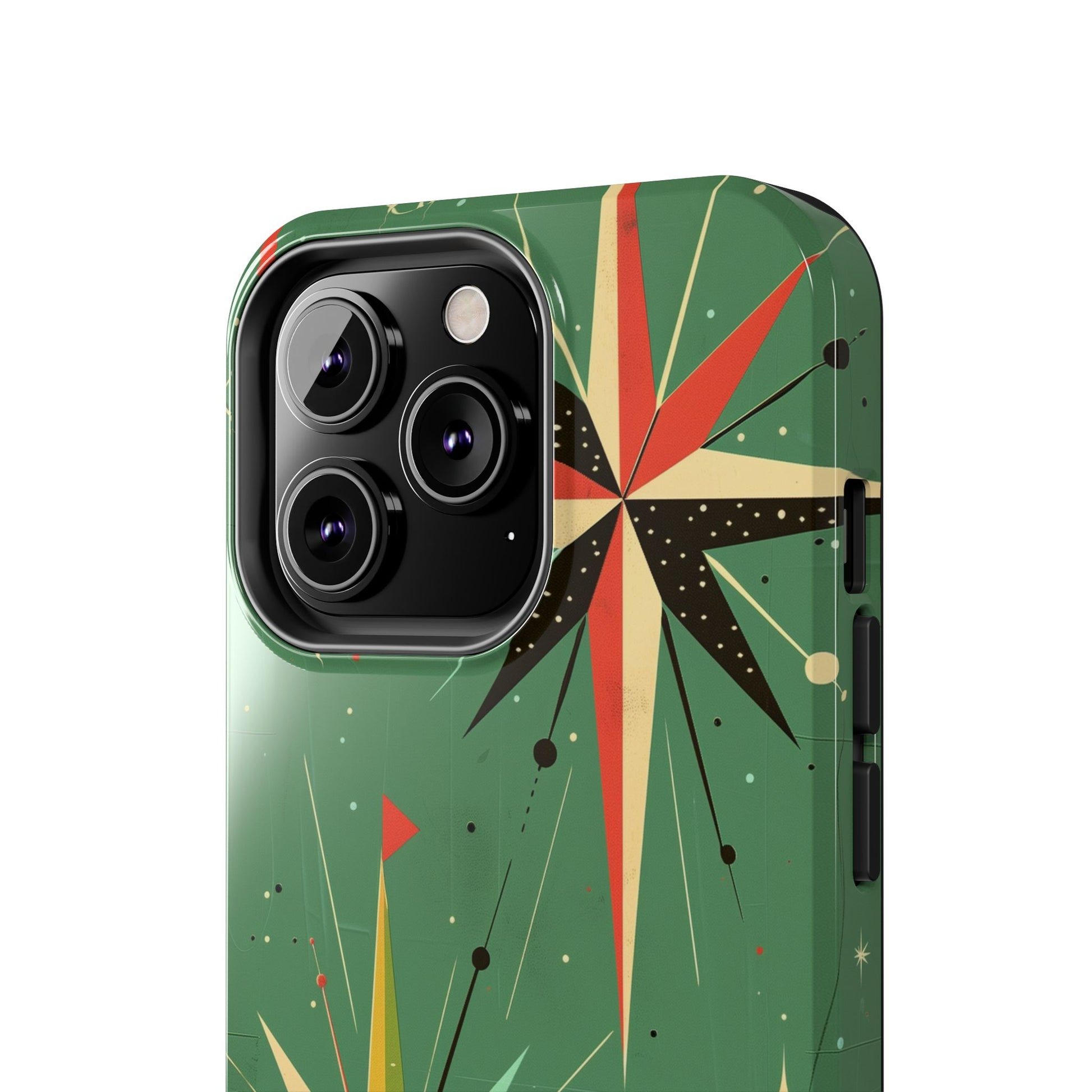 Mid Century Modern Star Design Phone Case, Earth Tone Colors, Retro Style Smartphone Cover, Vintage Phone Case, iPhone 14 Case, Apple iPhone