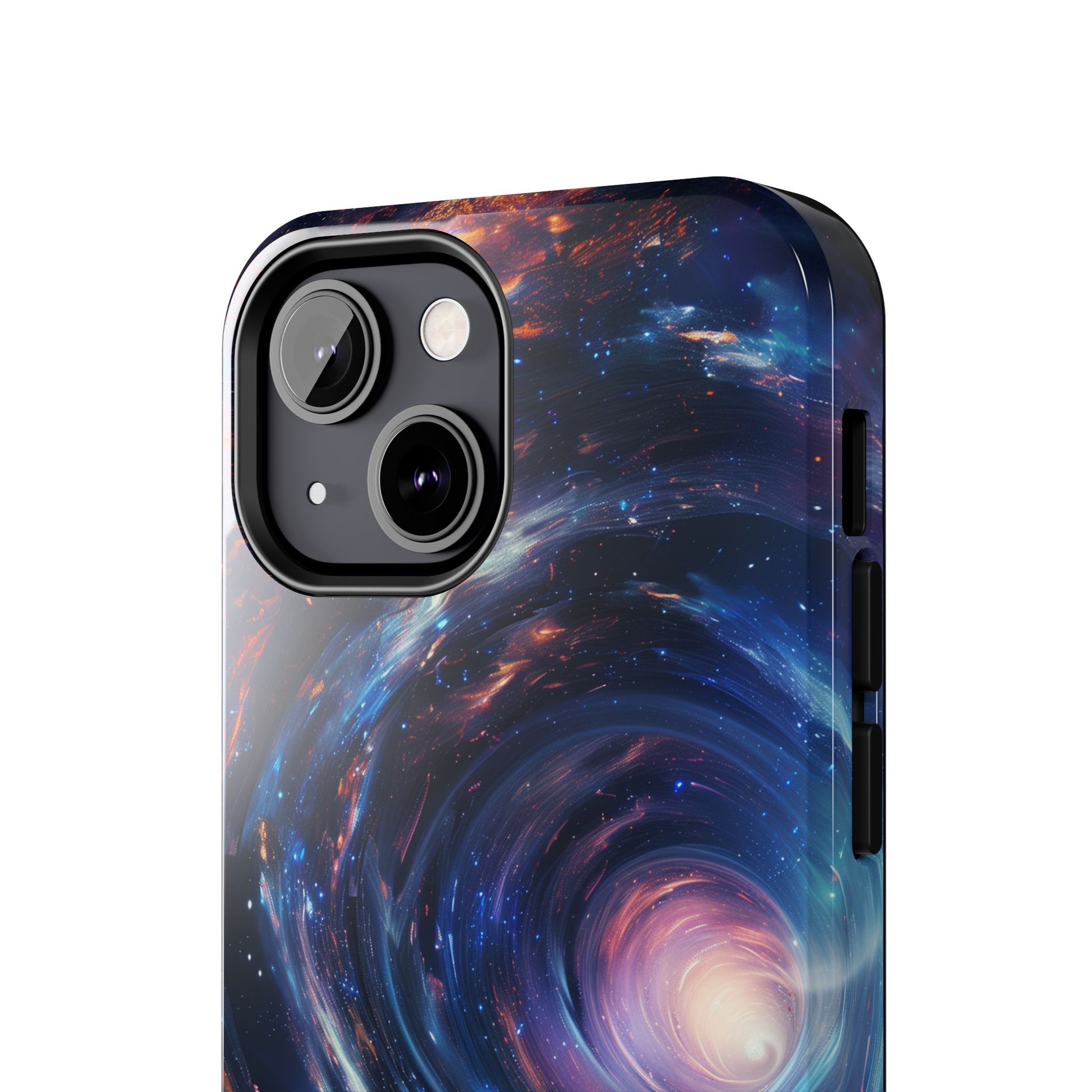 Dr Who inspired Phone Case - Space Wormholes Phone Case - Cosmic Galaxy Cover with Futuristic Wormhole Design - Sci-Fi Protective Case