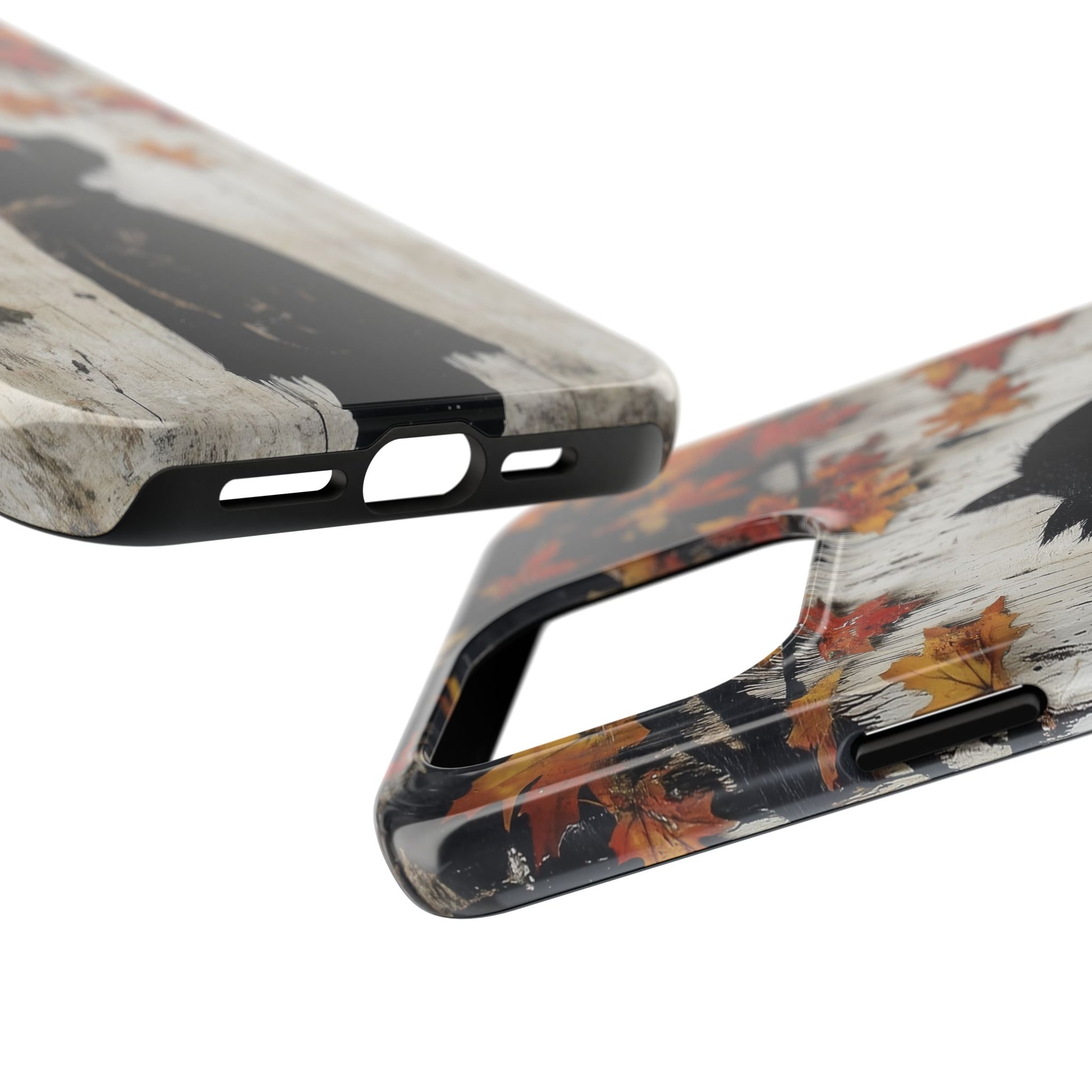 Fall Autumn Artistic Halloween Wolf Boy Gothic Dark Academia Street Art Urban Graffiti Phone Case Street iPhone 15 Pro Max Samsung Galaxy