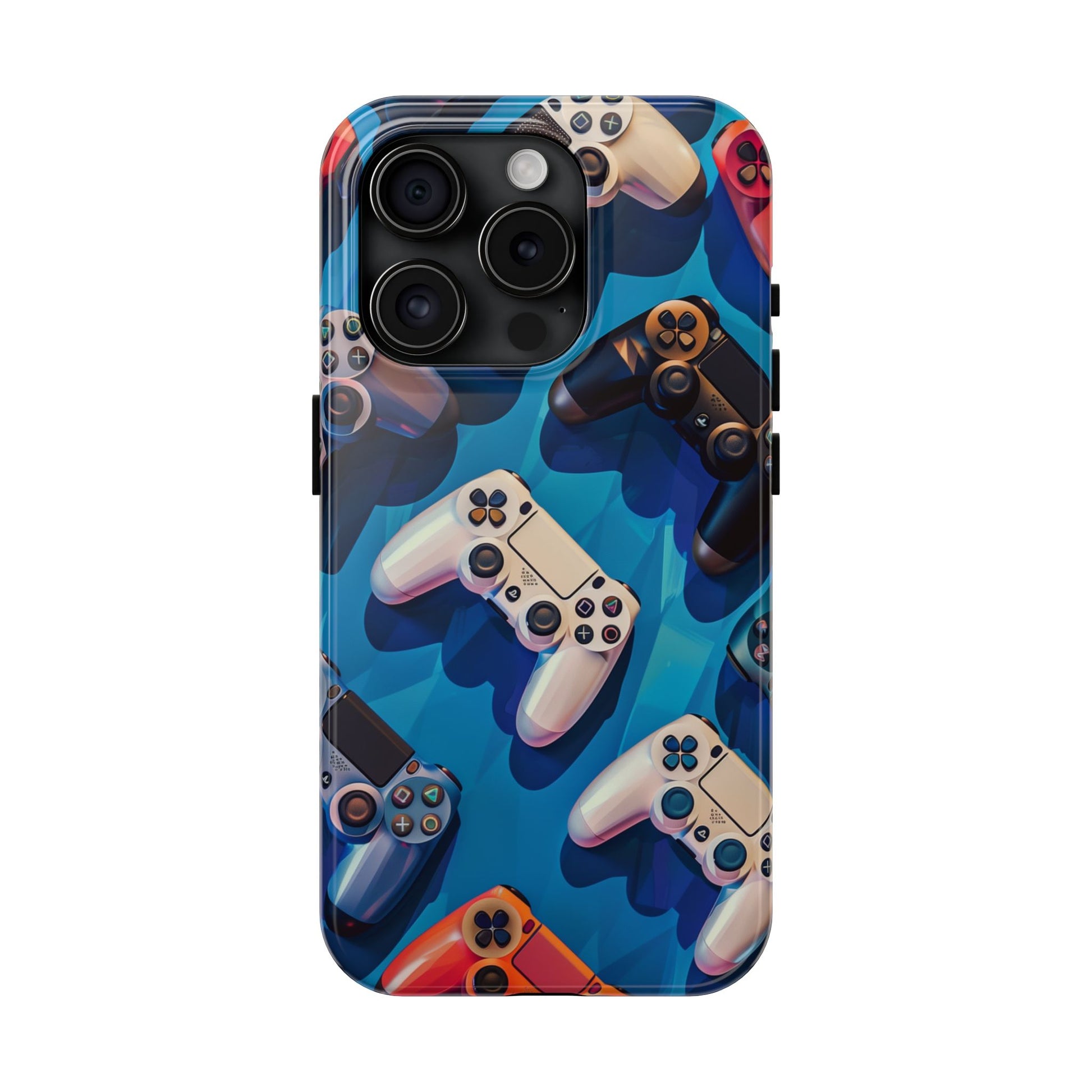 Video Game Controllers iPhone Case - Gamer Tough Phone Cover - Modern Gaming