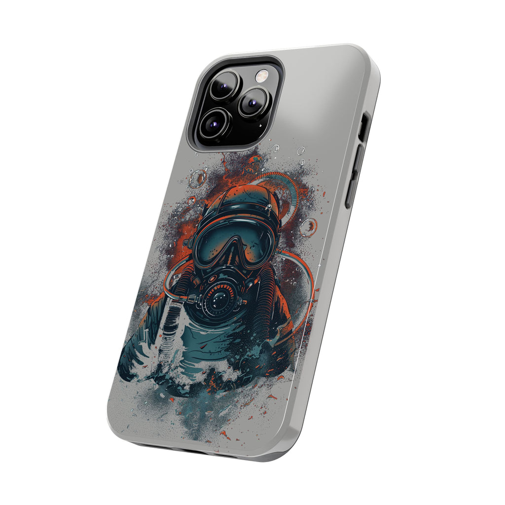 Light Custom iPhone Case, Personalized Phone Case, SCUBA Phone Case, SCUBA Diver Case, Custom Diver Phone Case, Gift for SCUBA Diver