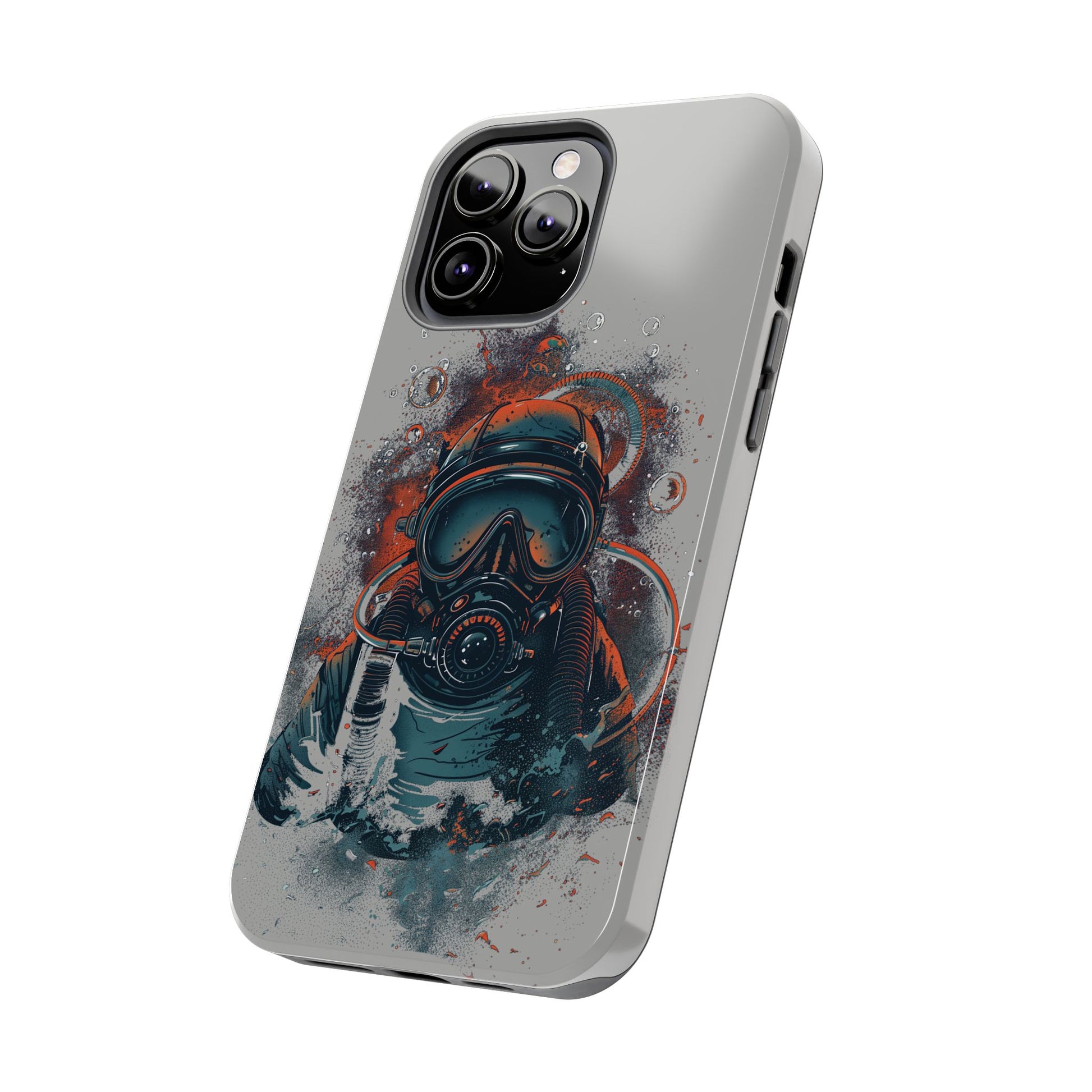 Light Custom iPhone Case, Personalized Phone Case, SCUBA Phone Case, SCUBA Diver Case, Custom Diver Phone Case, Gift for SCUBA Diver