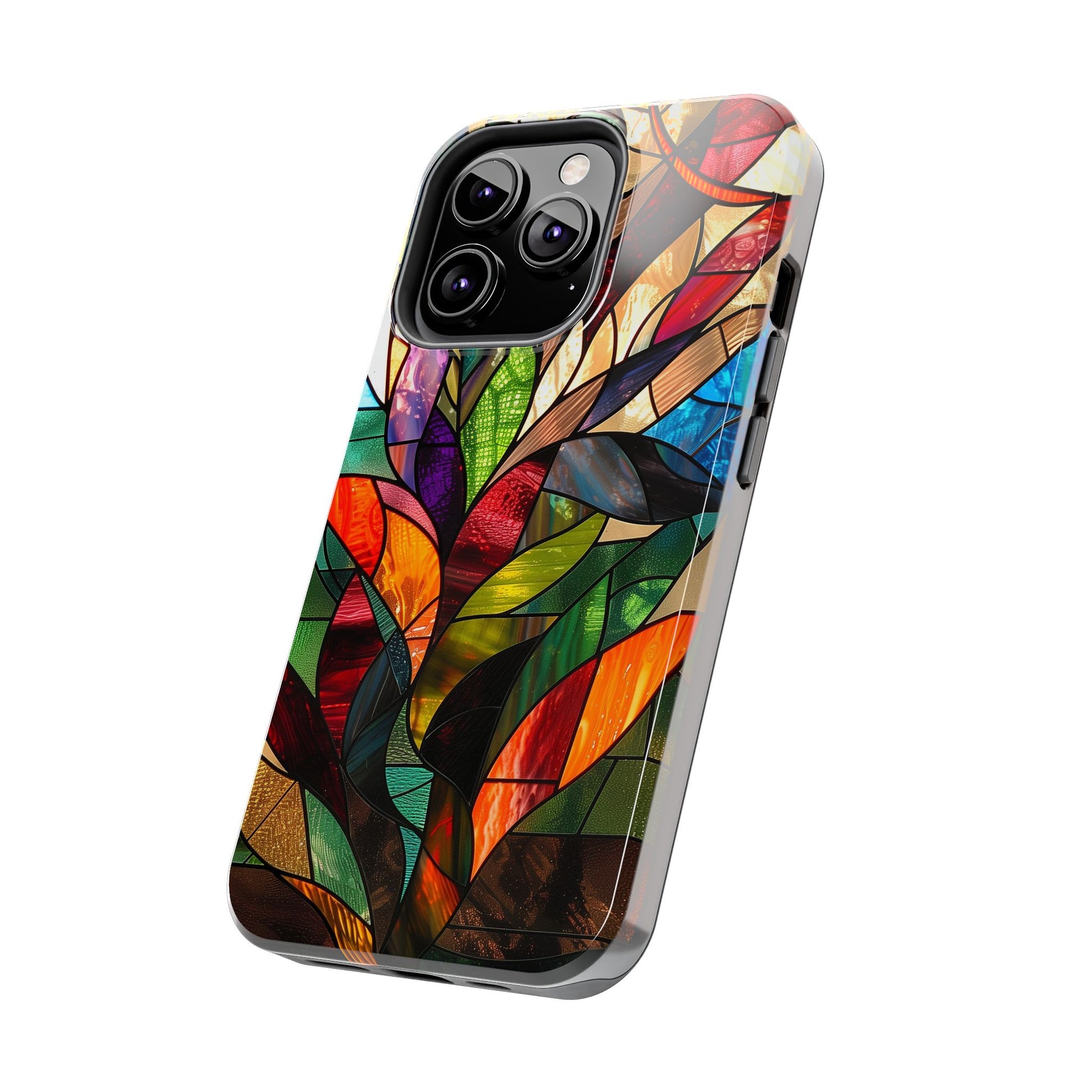 Frank Lloyd Wright Inspired Stained Glass Phone Case, Artistic iPhone Case, Architectural Design, Art Deco iphone Case, iphone 15 pro max
