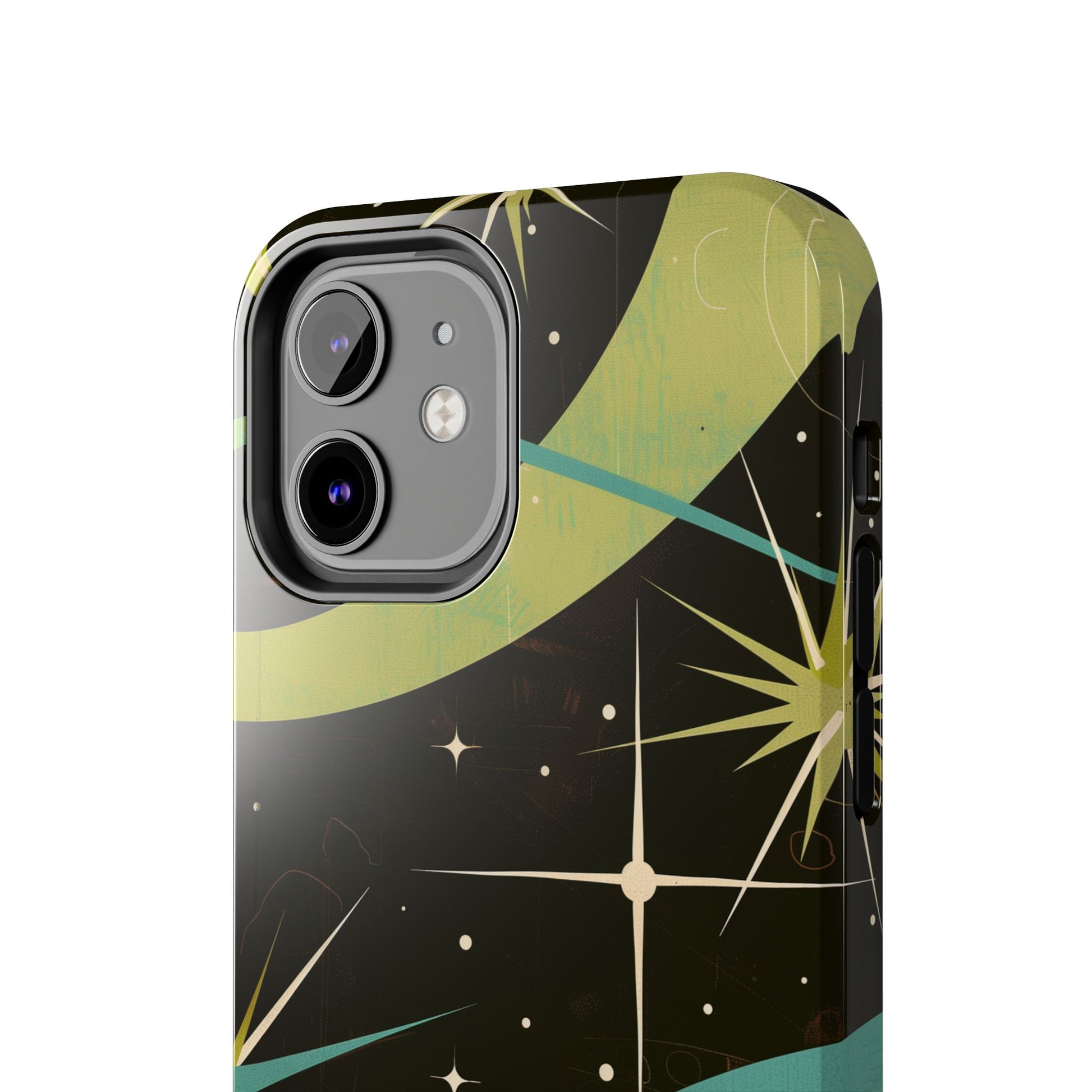 Mid Century Modern Star Design Phone Case, Earth Tone Colors, Retro Style Smartphone Cover, Vintage Phone Case, iPhone 14 Case, Apple iPhone