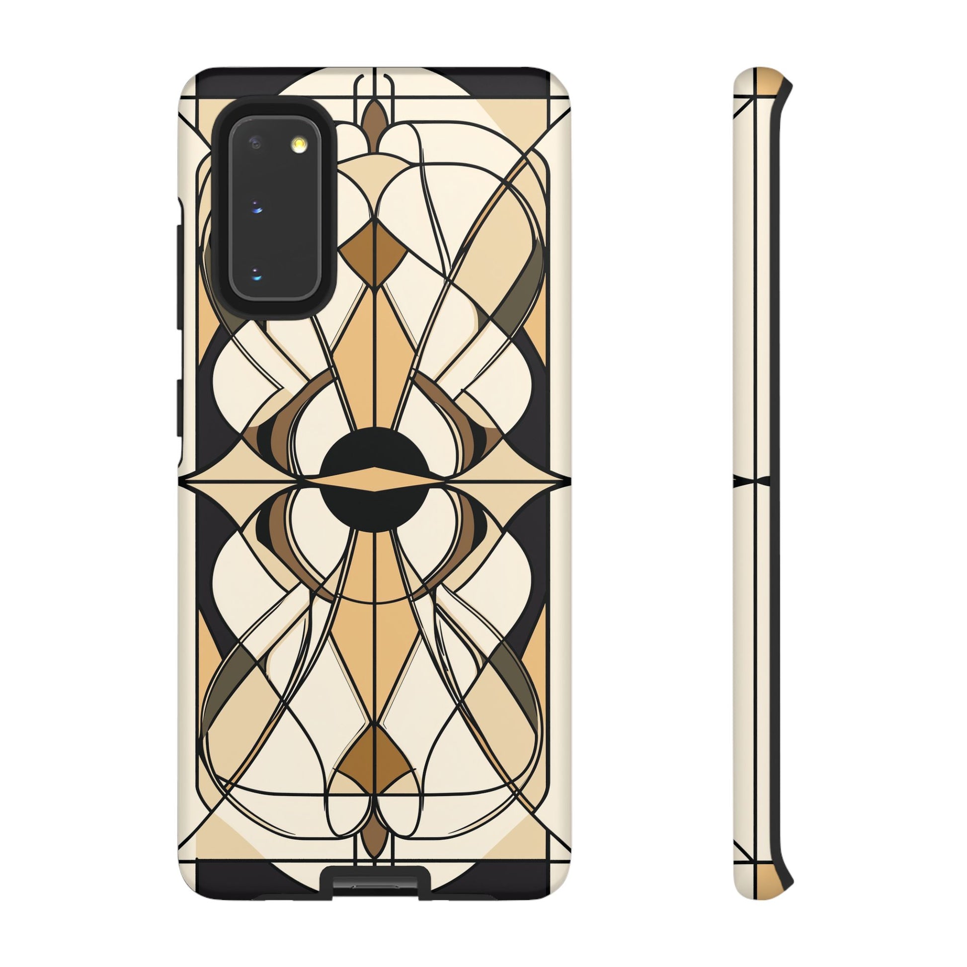 Geometric Phone Case Art Deco Design Frank Lloyd Wright Stained Glass Prairie Style Stylish iphone 13 14 15 16 Pro Max Plus Galaxy