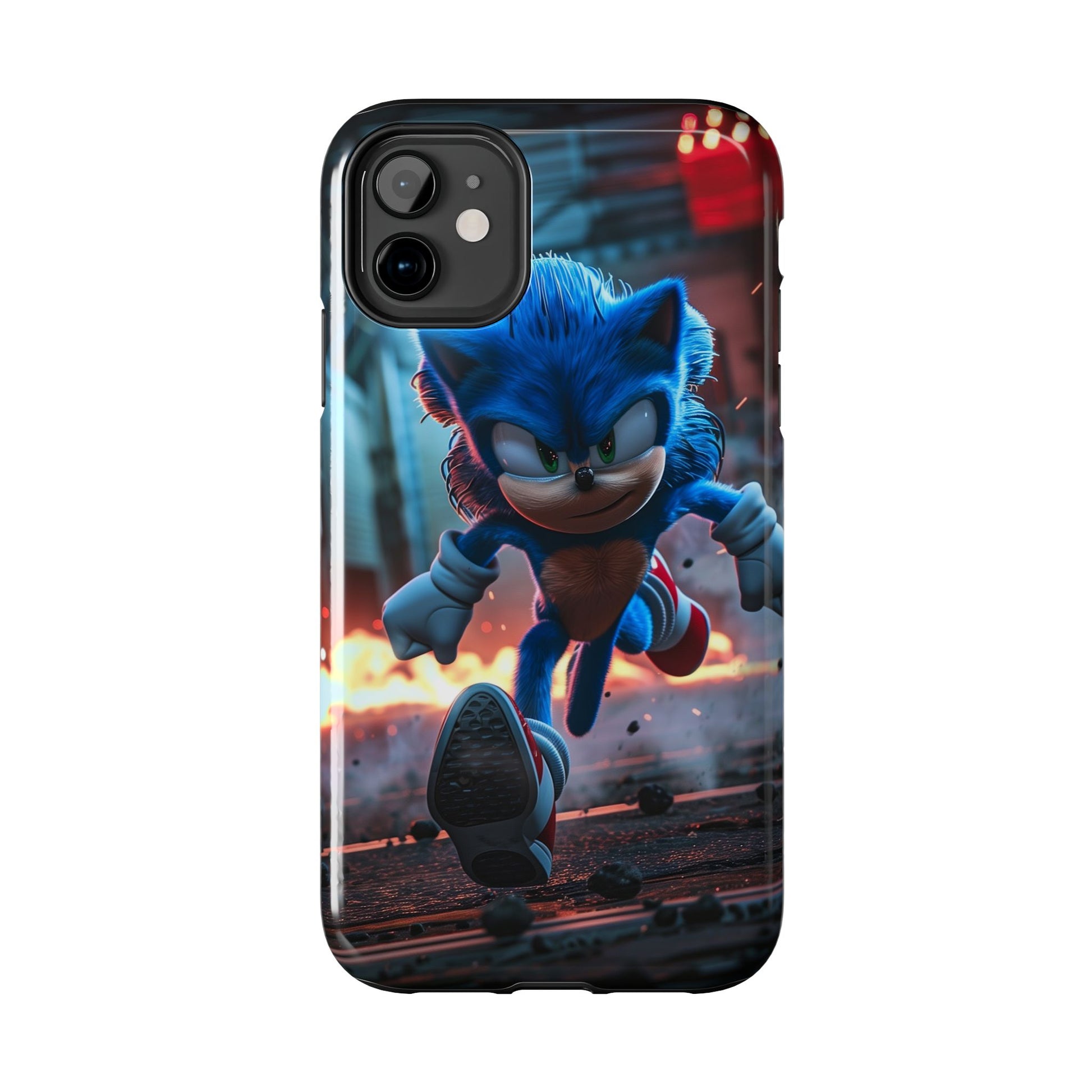 Durable Sonic Phone Case - Protective Sonic the Hedgehog Design - Tough Mobile Cover - Fun Video Game Phone Accessory