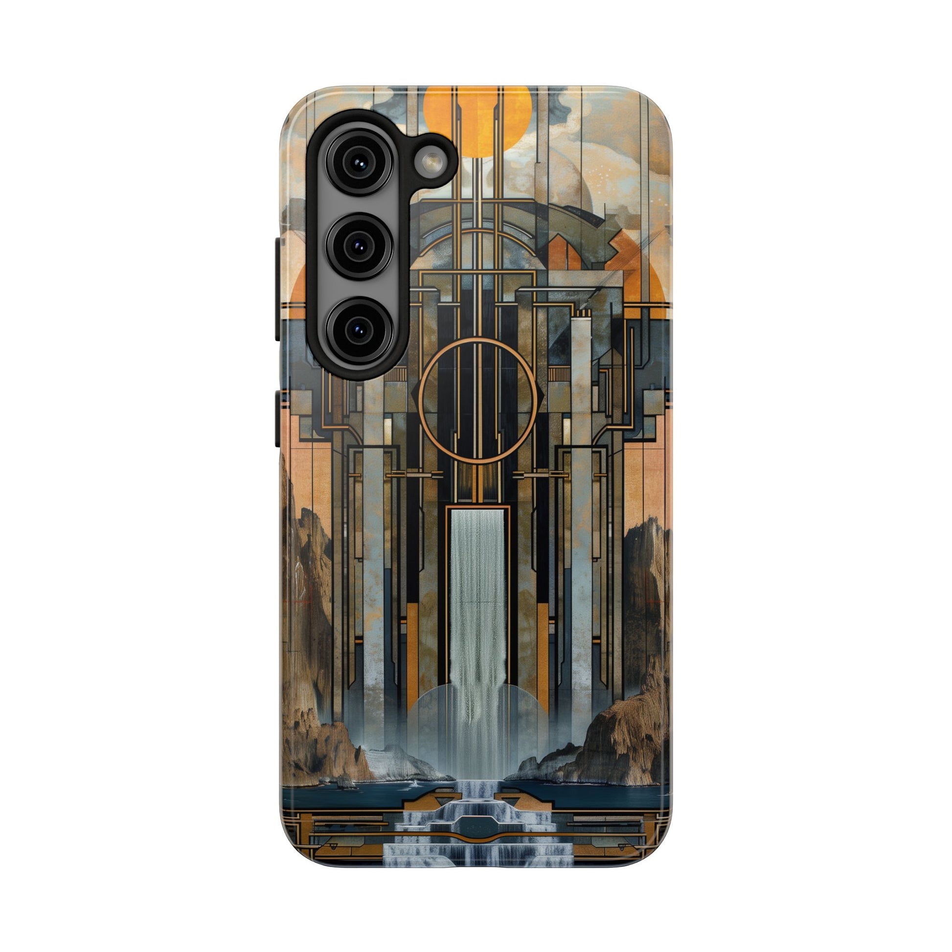 Falling Water Inspired Phone Case - Frank Lloyd Wright Design - Architectural Phone Cover - Unique Phone Accessory