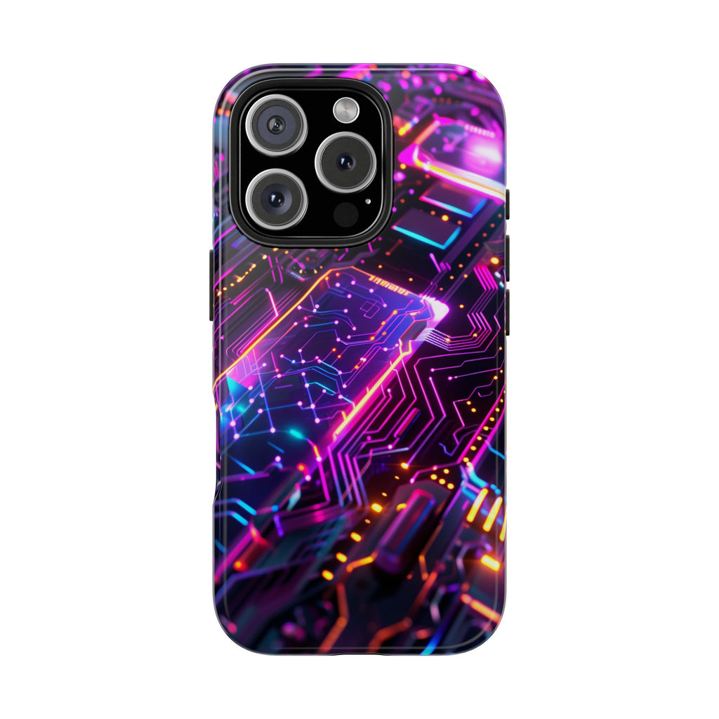 Circuit Board Phone Case, Futuristic Circuit Phone Case, High-Tech Gift, Custom Sci-Fi Phone Case, iphone 15 pro max