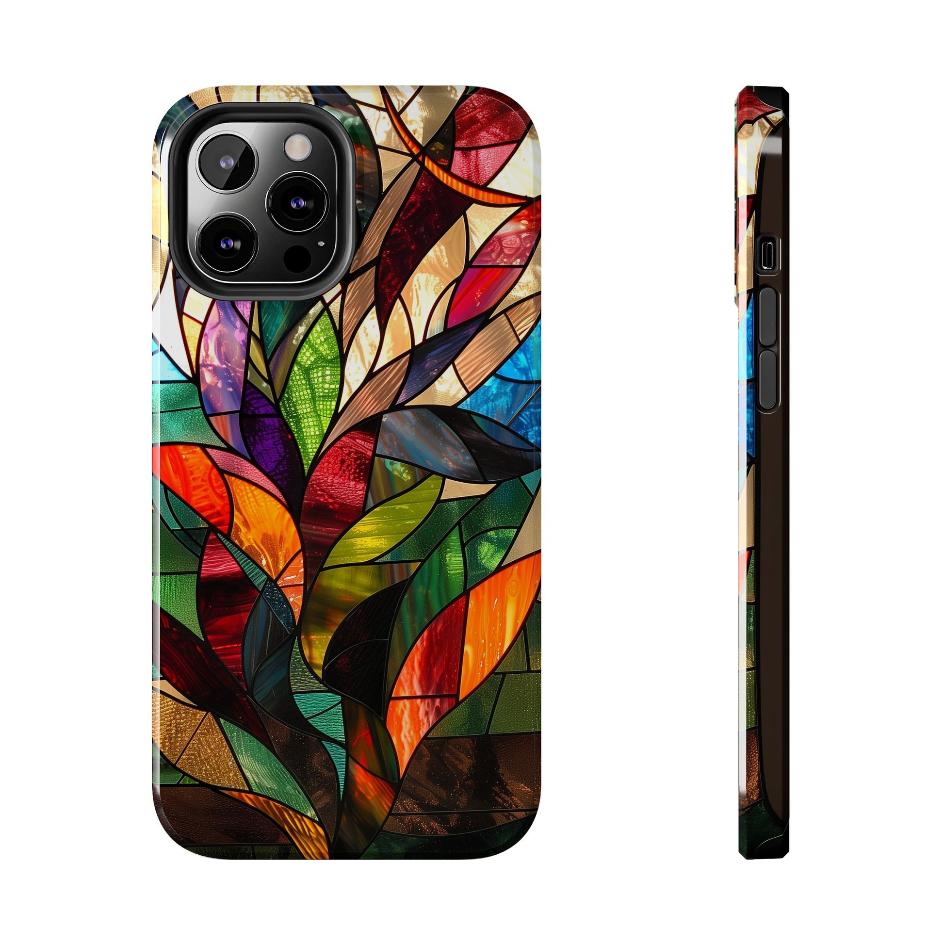 Frank Lloyd Wright Inspired Stained Glass Phone Case, Artistic iPhone Case, Architectural Design, Art Deco iphone Case, iphone 15 pro max