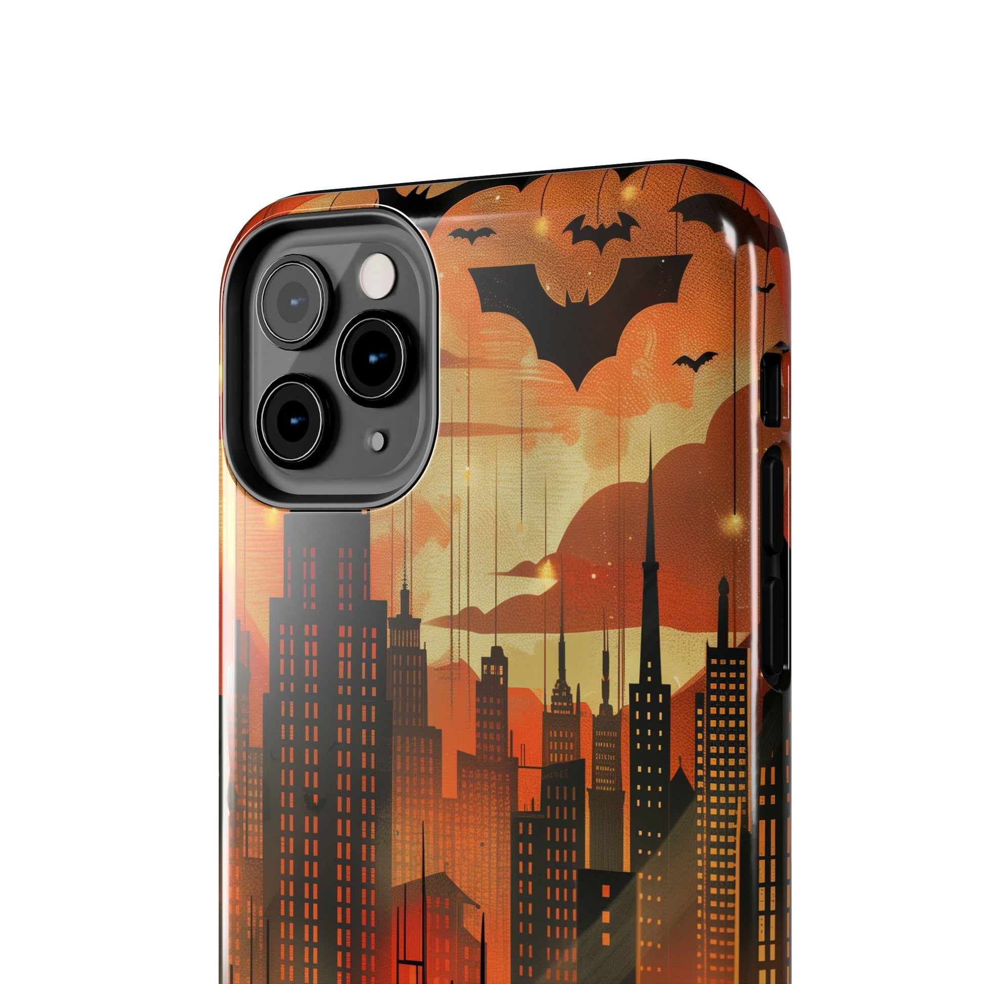 Batman Inspired Phone Case - Gotham Art Deco Style - Comic Book Hero Phone Cover - Unique Superhero Accessory