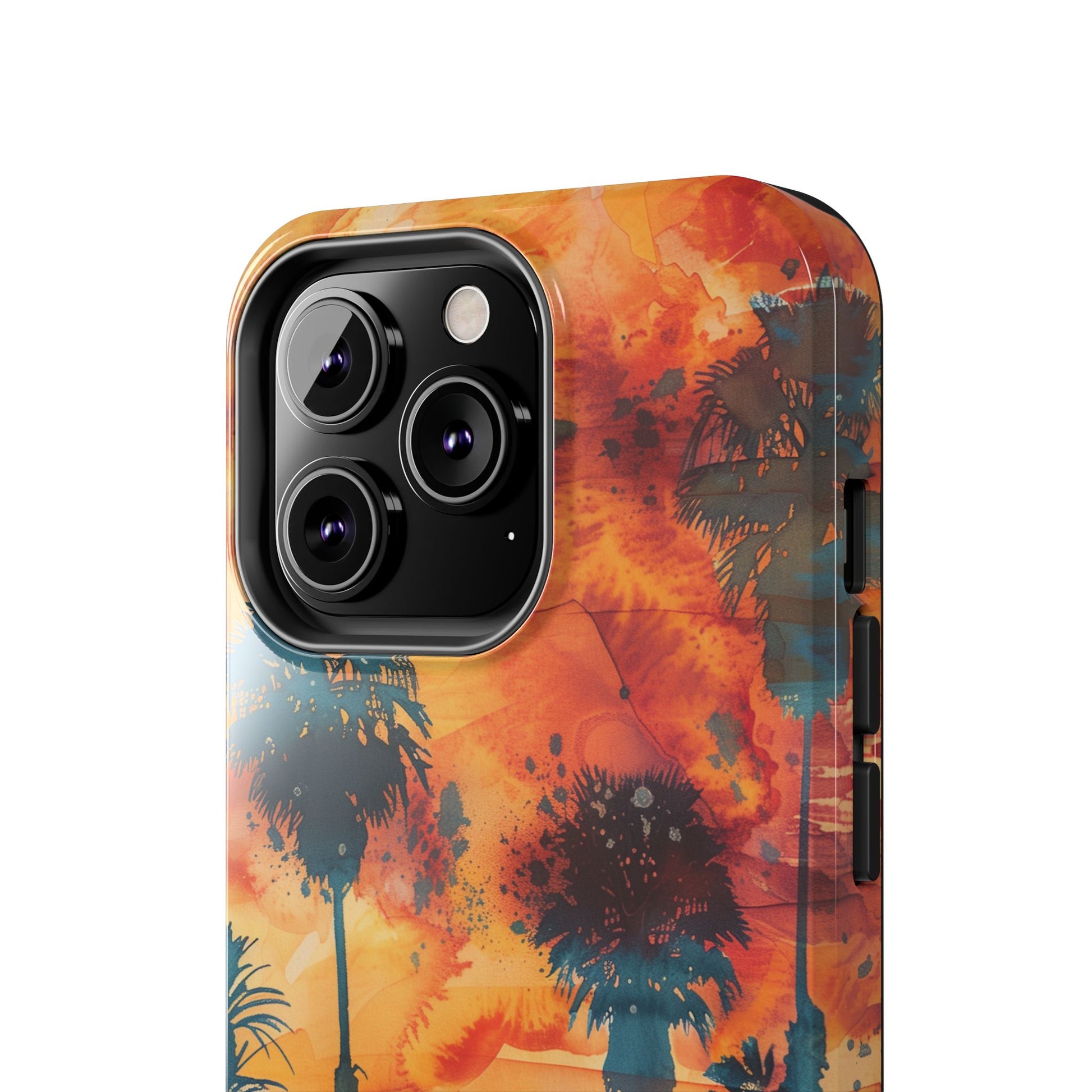Los Angeles Sunset iPhone Case, Golden Hour Scenic View, Hollywood Hills Sunset Phone Case, Palm Trees Phone Case, iphone 15 pro max case