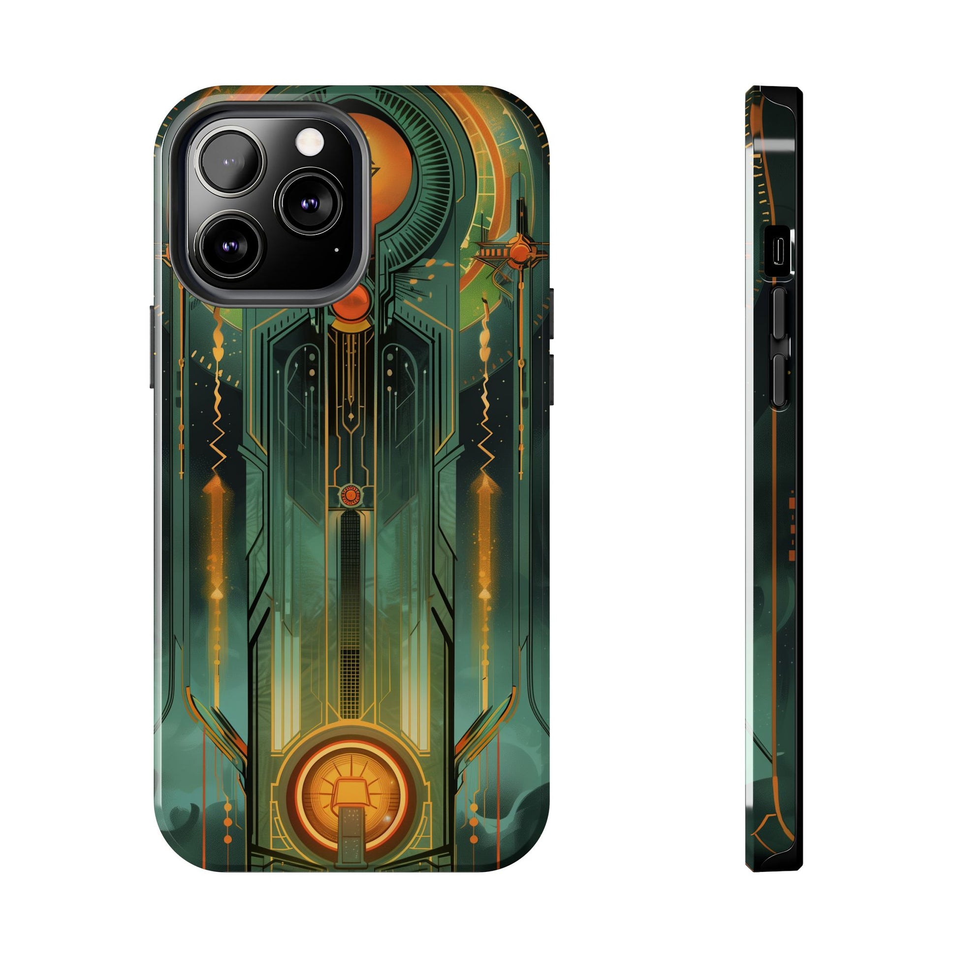 Art Deco Phone Case, Architecture Phone Case, Durable iPhone Case, Gift for Architect, iPhone 14 Case, Art Deco Building Phone Case