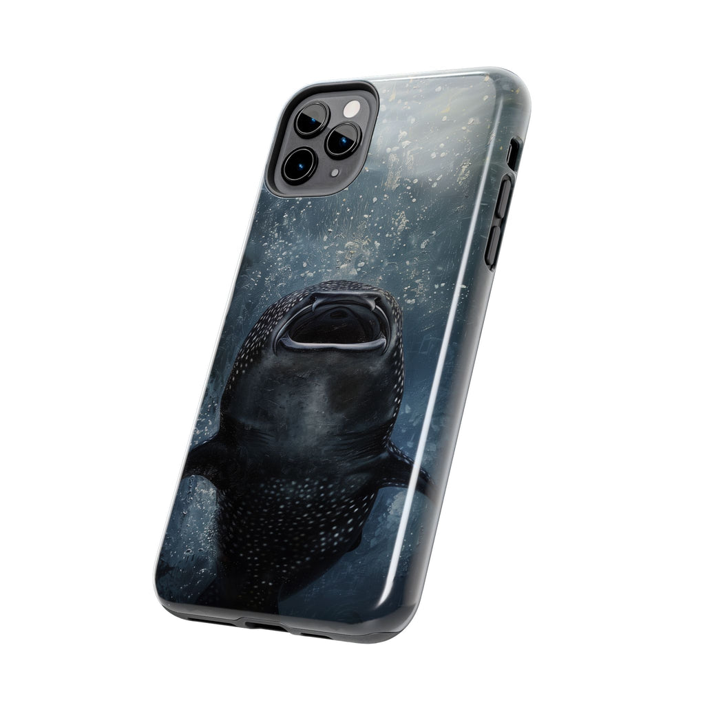 Rising Majesty: Whale Shark Feeding Tough Phone Case