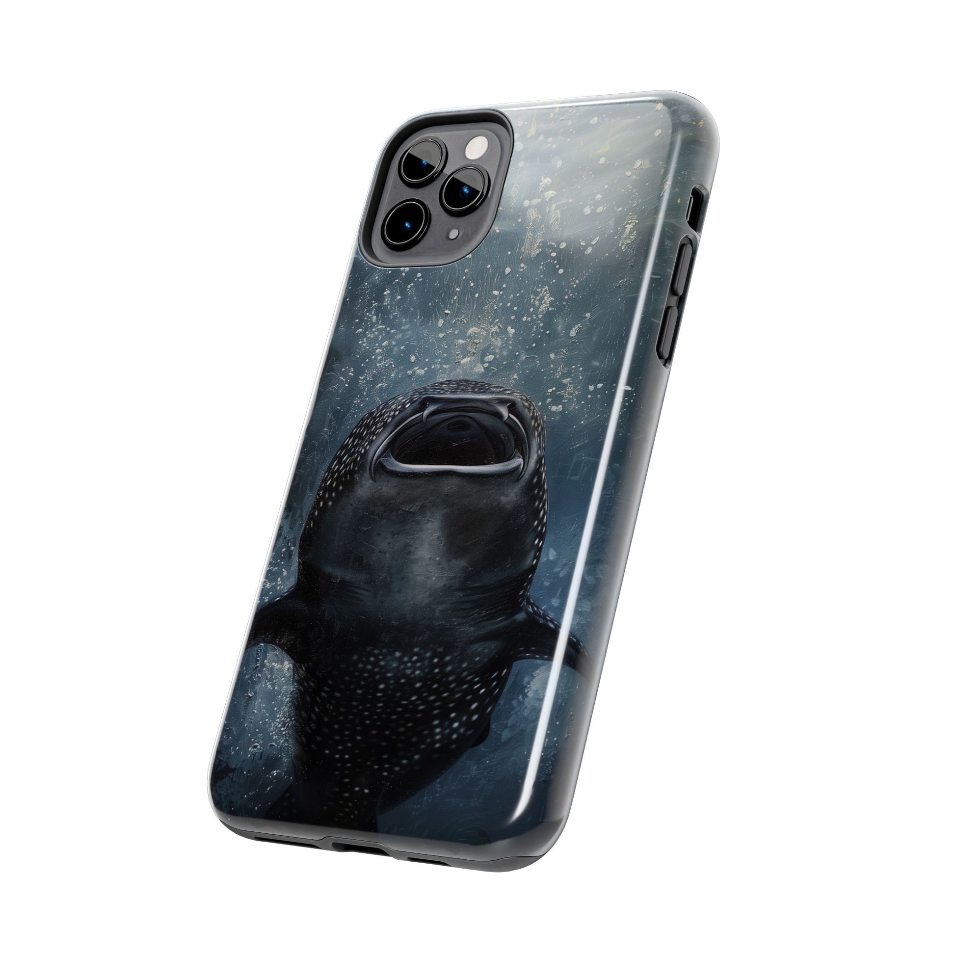 Rising Majesty: Whale Shark Feeding Tough Phone Case