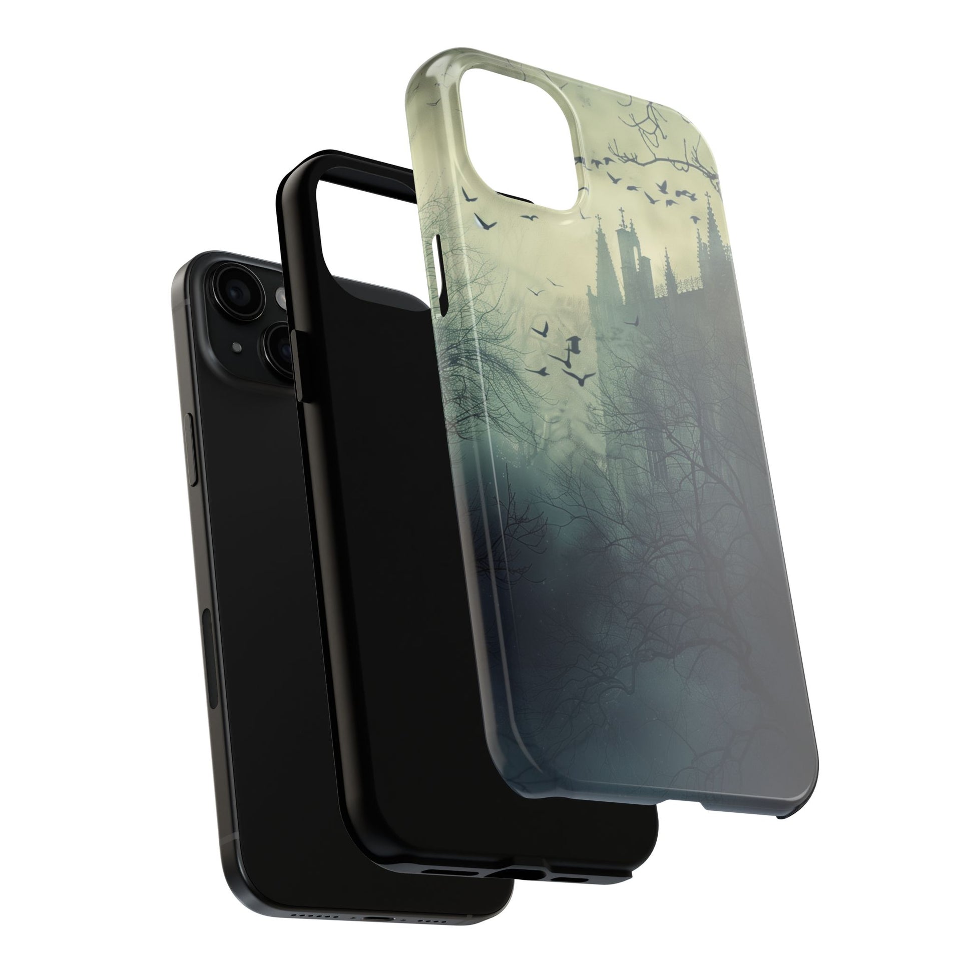 Gothic Architecture Phone Case, Dark Academia Phone Case, Moon and Tarot Case, Halloween Spooky Season, Dark Academia iPhone 15 Pro Max