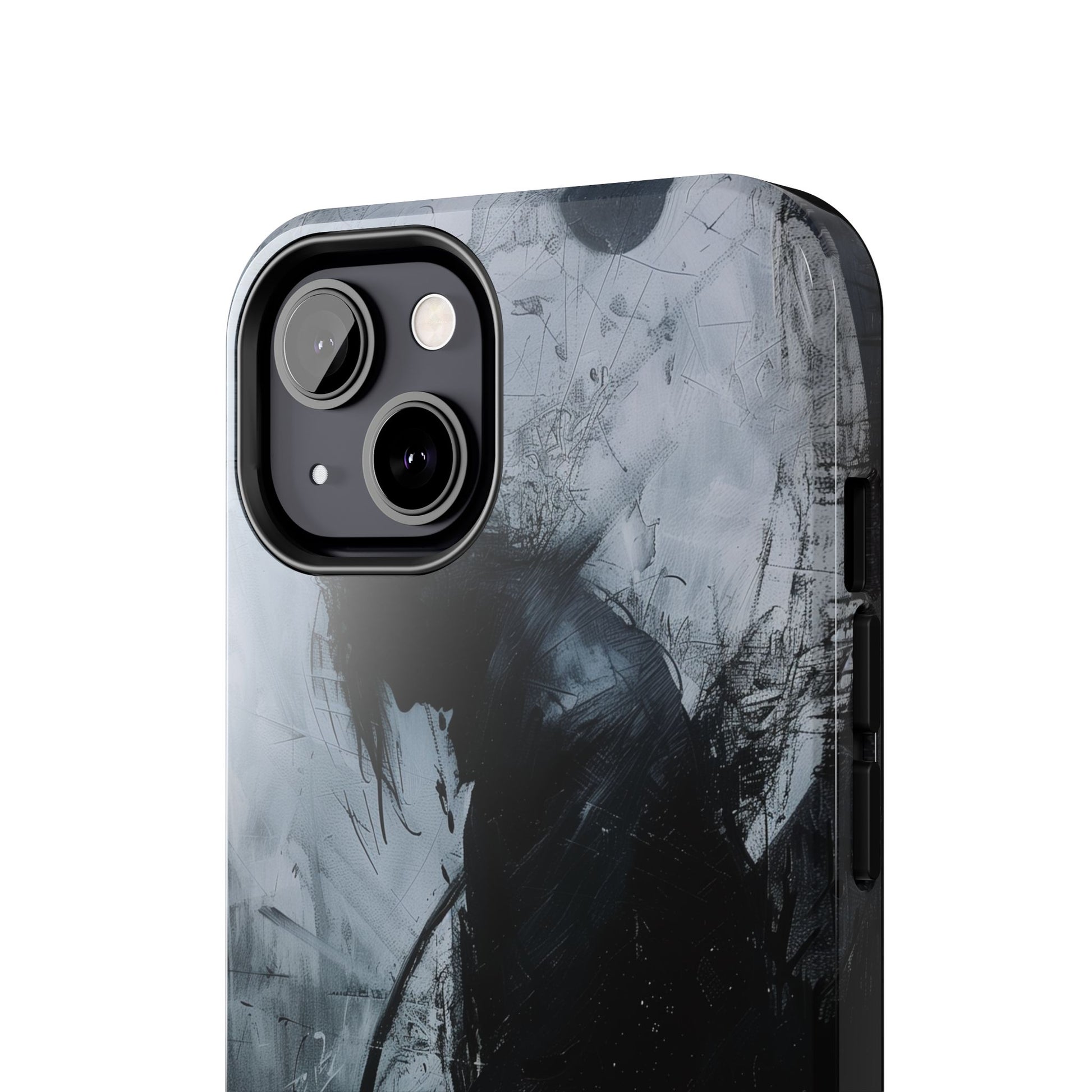 Gothic Art Phone Case Silhouette, Sandman Phone Case, Moon and Tarot Phone Case, Halloween Spooky Season, Dark Academia iPhone 15 Pro Max