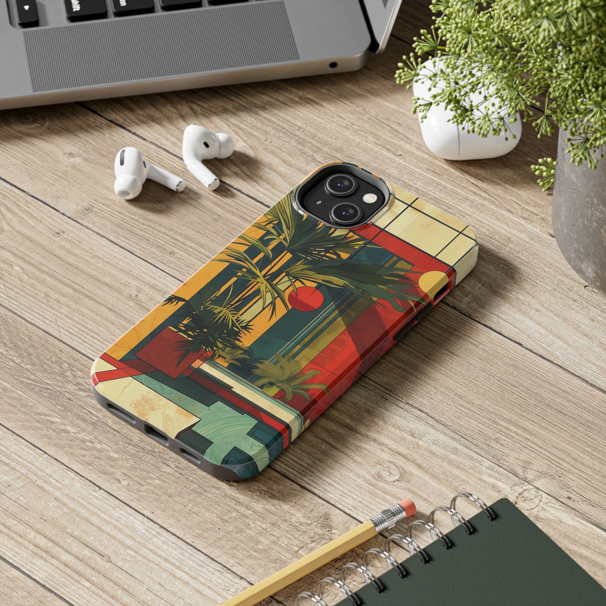 Frank Lloyd Wright Inspired Phone Case - Geometric Elegance and Architectural Beauty for iPhone Models