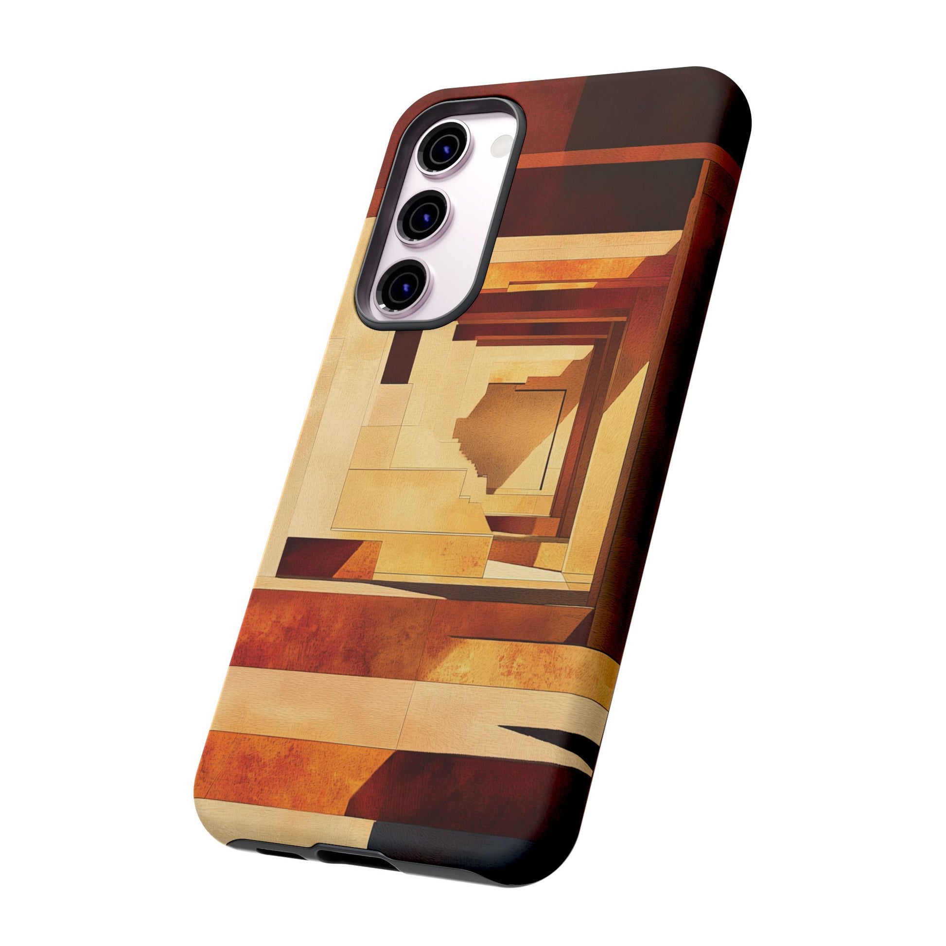 Usonian Frank Lloyd Wright Prairie Phone Case Geometric Stained Glass Art Deco Marble Gold 13 14 15 16 iPhone Pro Max Galaxy Pixel