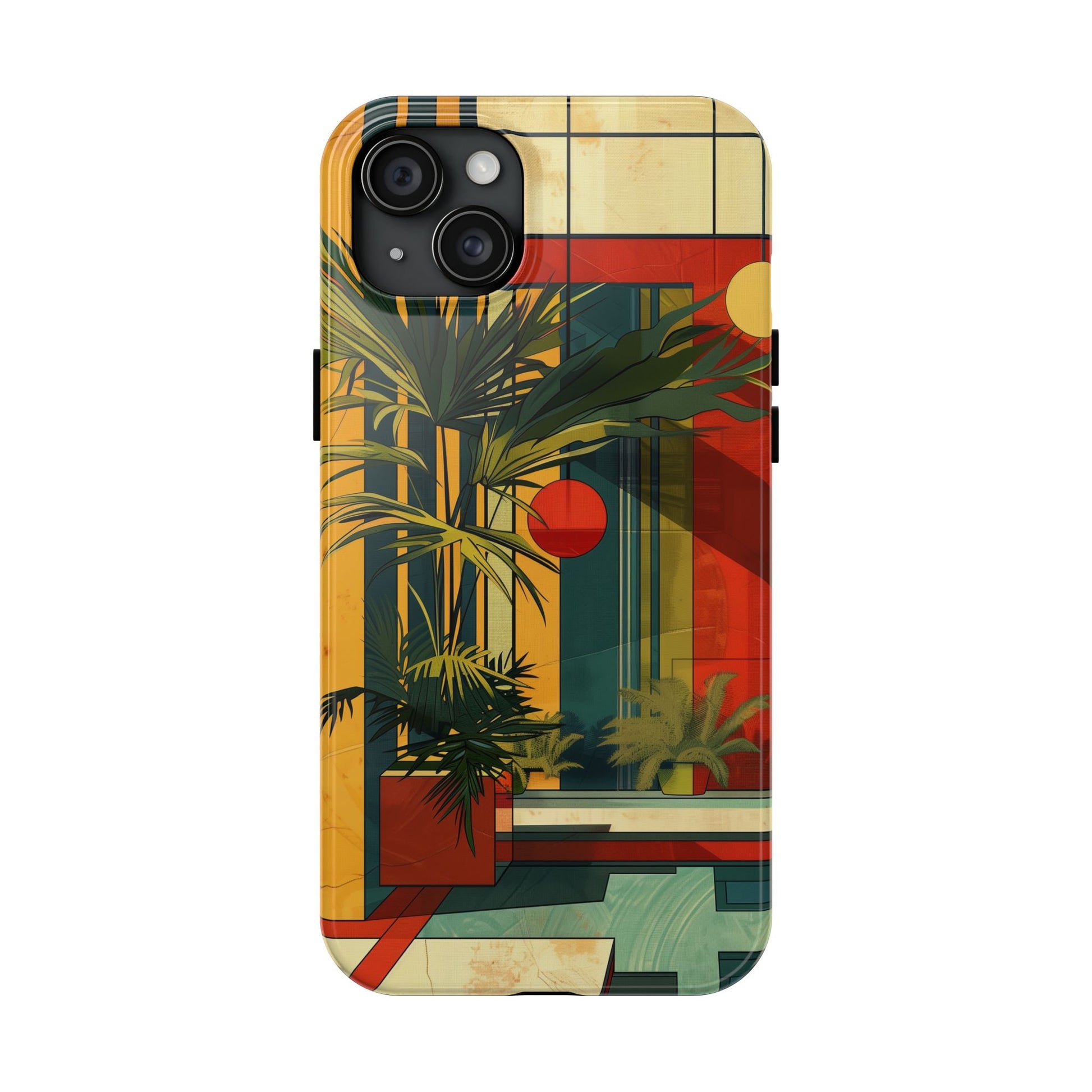Frank Lloyd Wright Inspired Phone Case - Geometric Elegance and Architectural Beauty for iPhone Models