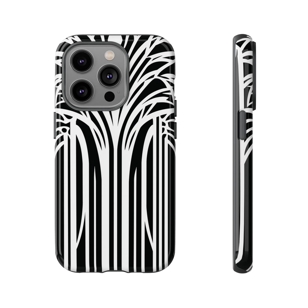 Blank White Art Deco Palm Tree Phone Case Design Lempicka Frank Lloyd Wright Prairie Style Stylish iphone 13 14 15 16 Pro Max Plus Galaxy
