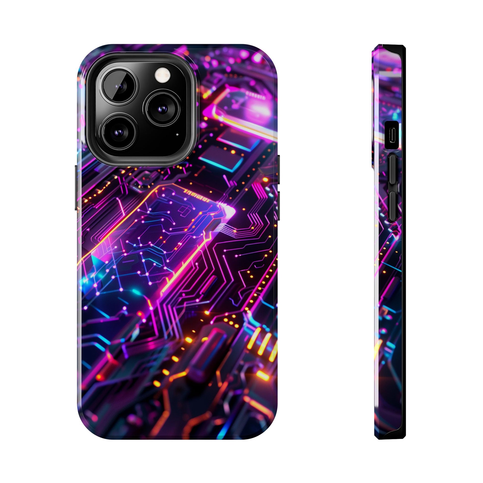 Circuit Board Phone Case, Futuristic Circuit Phone Case, High-Tech Gift, Custom Sci-Fi Phone Case, iphone 15 pro max