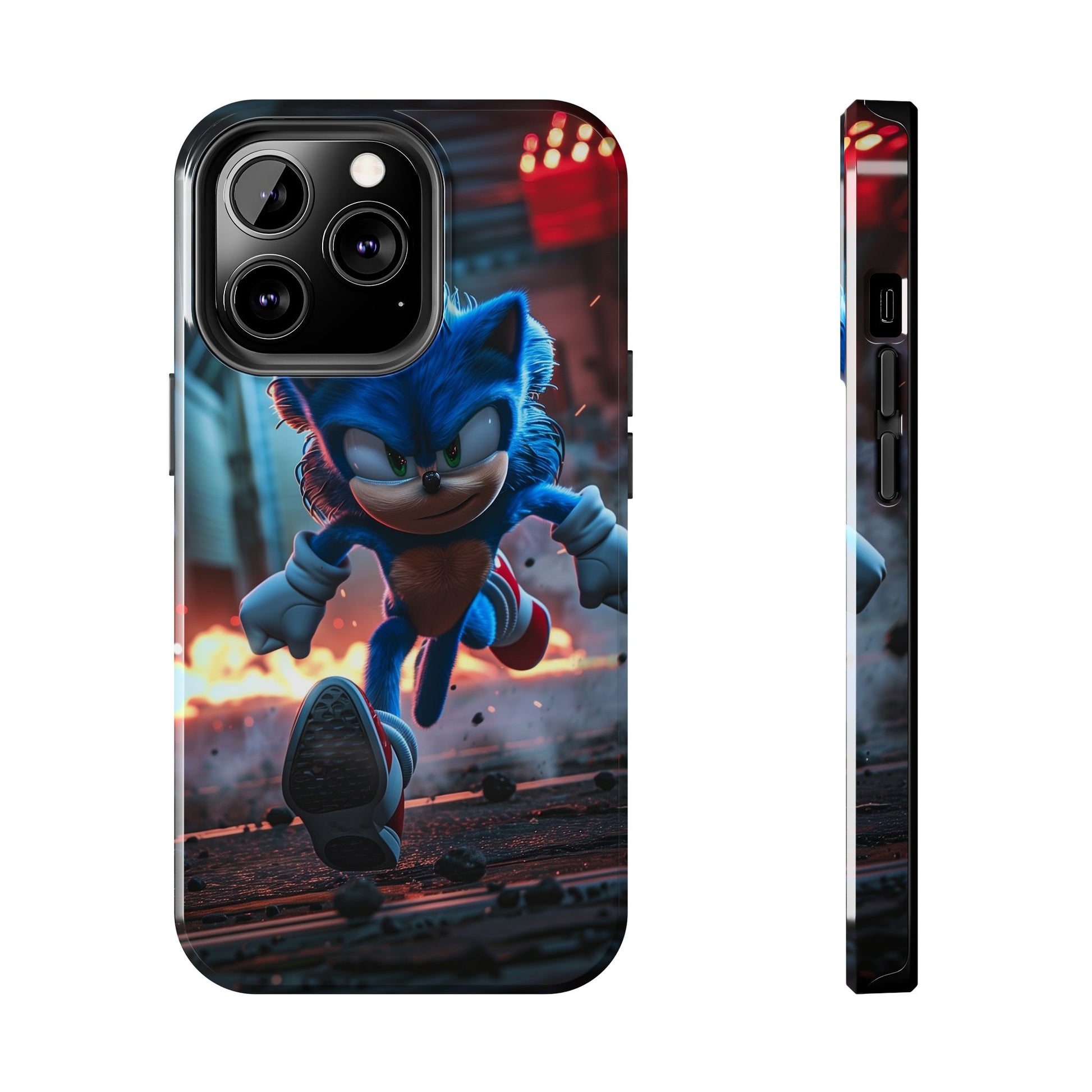 Durable Sonic Phone Case - Protective Sonic the Hedgehog Design - Tough Mobile Cover - Fun Video Game Phone Accessory