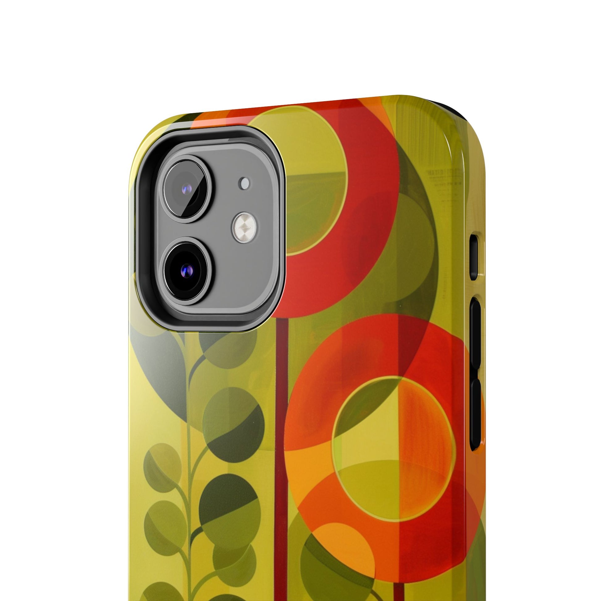 Atomic Flower Phone Case, Mid-Mod Phone Case, Artwork iPhone Case, Unique Floral Pattern Phone Case, Art Deco, Minimalist, Tough Iphone Case