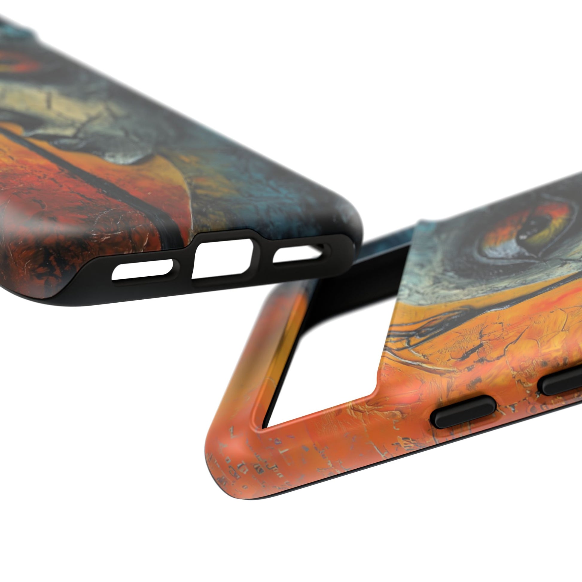Surrealist Art Phone Case Salvador Dali Style Face Tough Case Unique Artistic 3D Textured Look Surrealism Gift Art iPhone 13 14 15 16