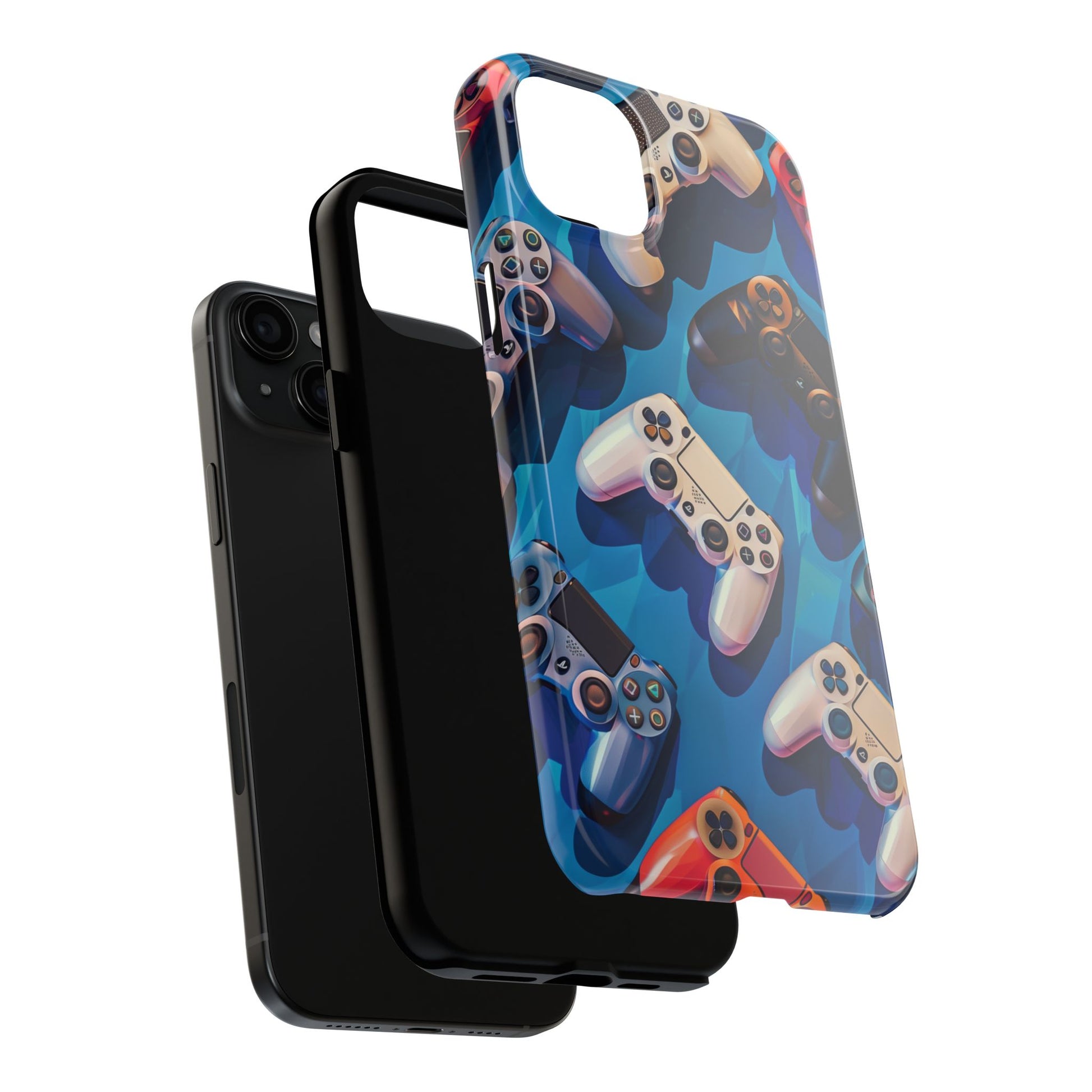 Video Game Controllers iPhone Case - Gamer Tough Phone Cover - Modern Gaming