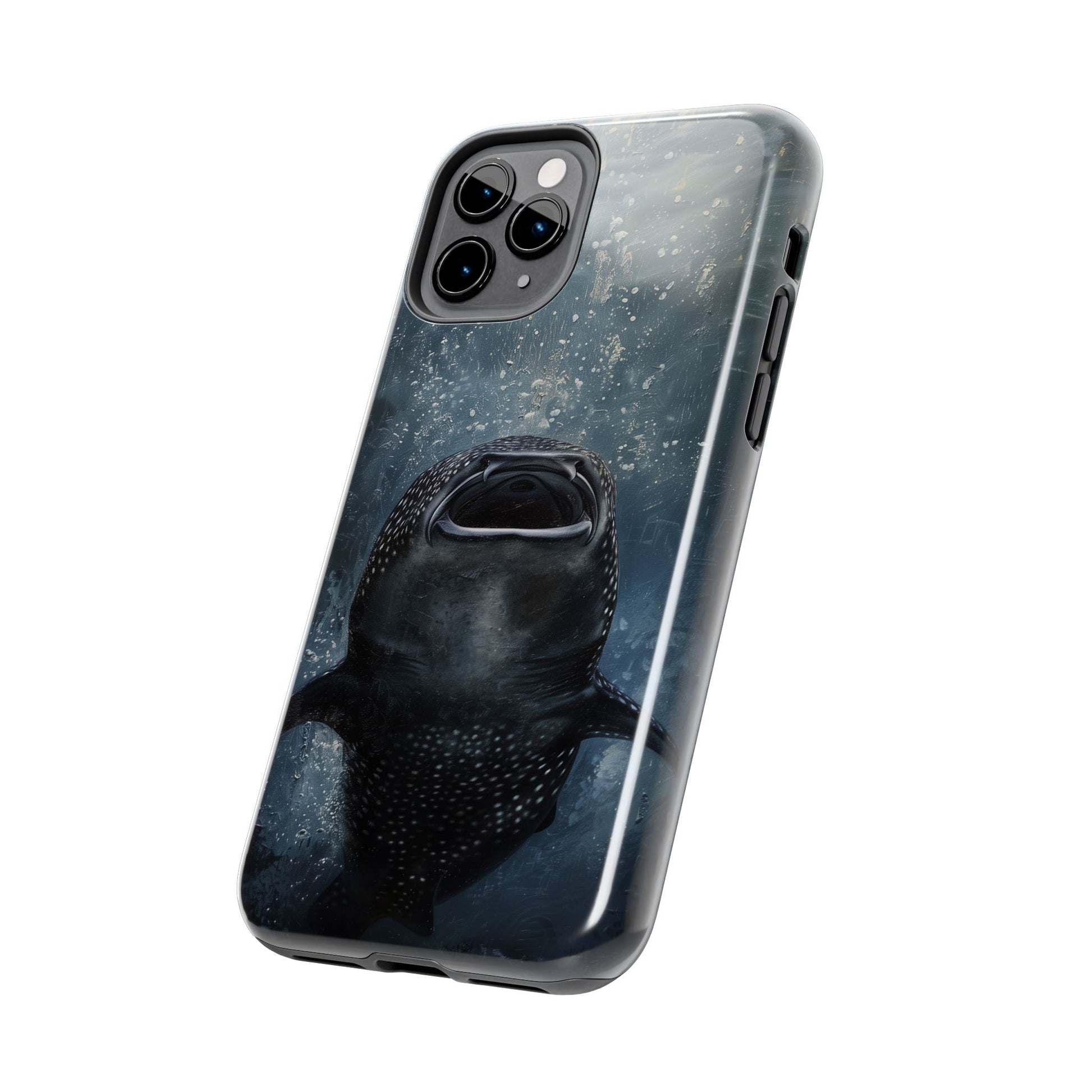 Rising Majesty: Whale Shark Feeding Tough Phone Case