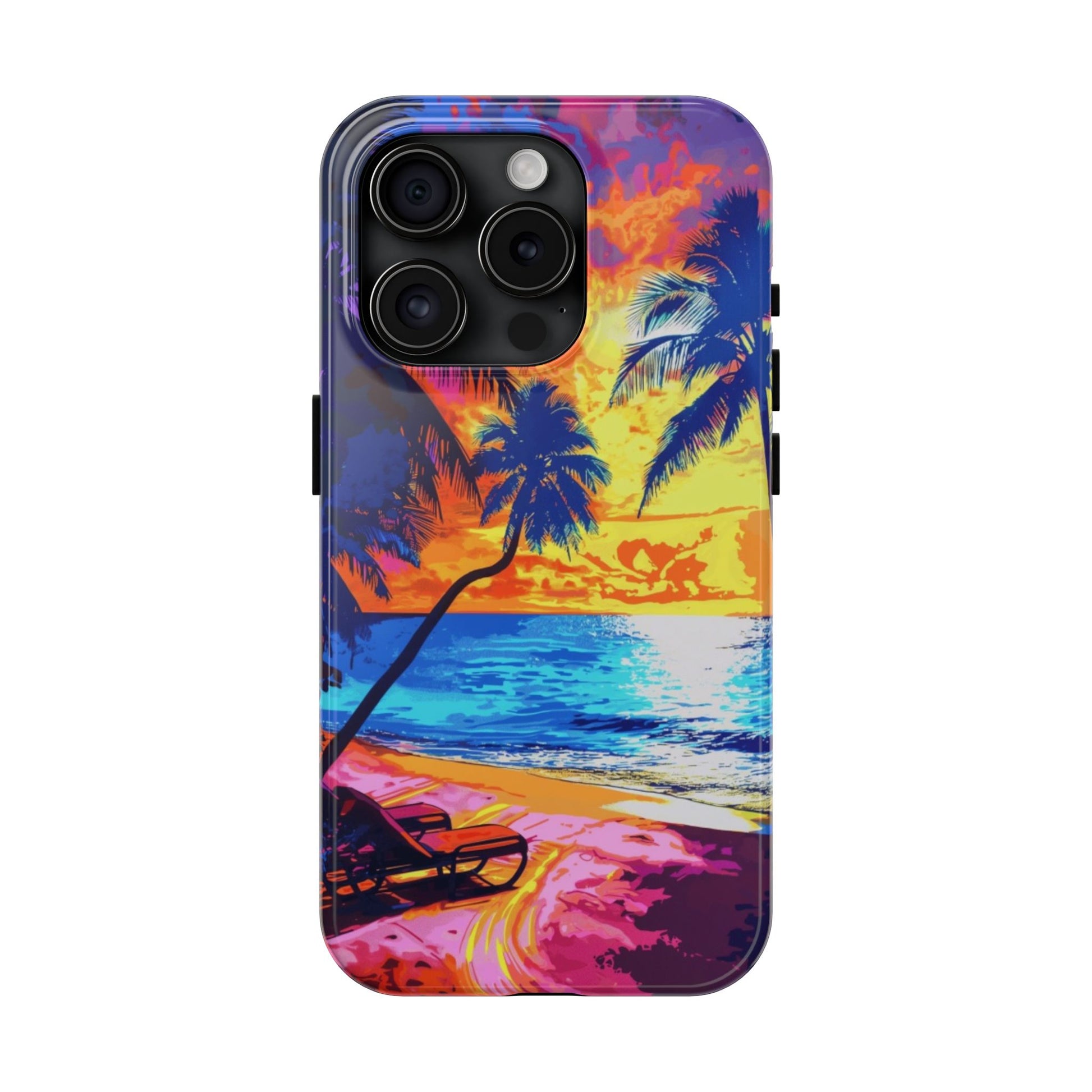Sunset Bliss: Lisa Frank Style Phone Case