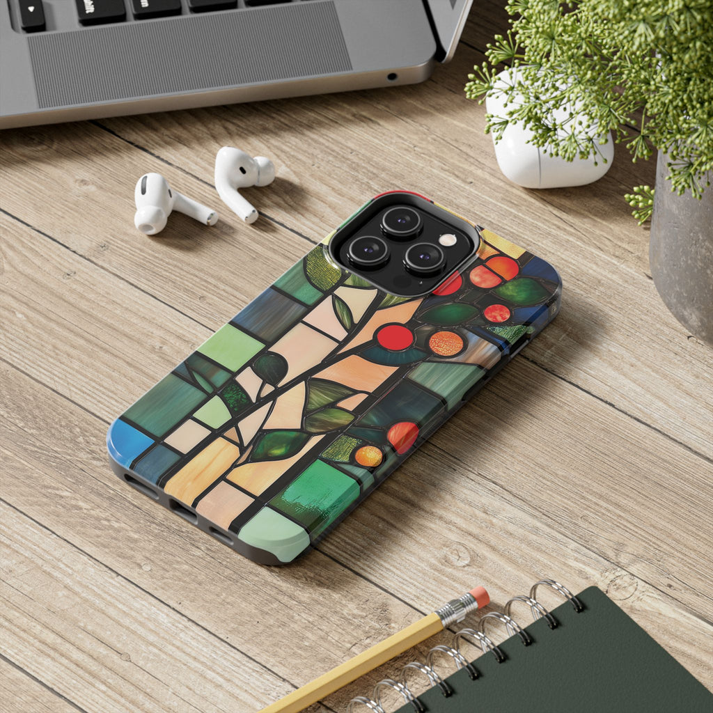 Stained Glass Phone Case Artistic iPhone Case Architectural Design, Art Deco iphone Case