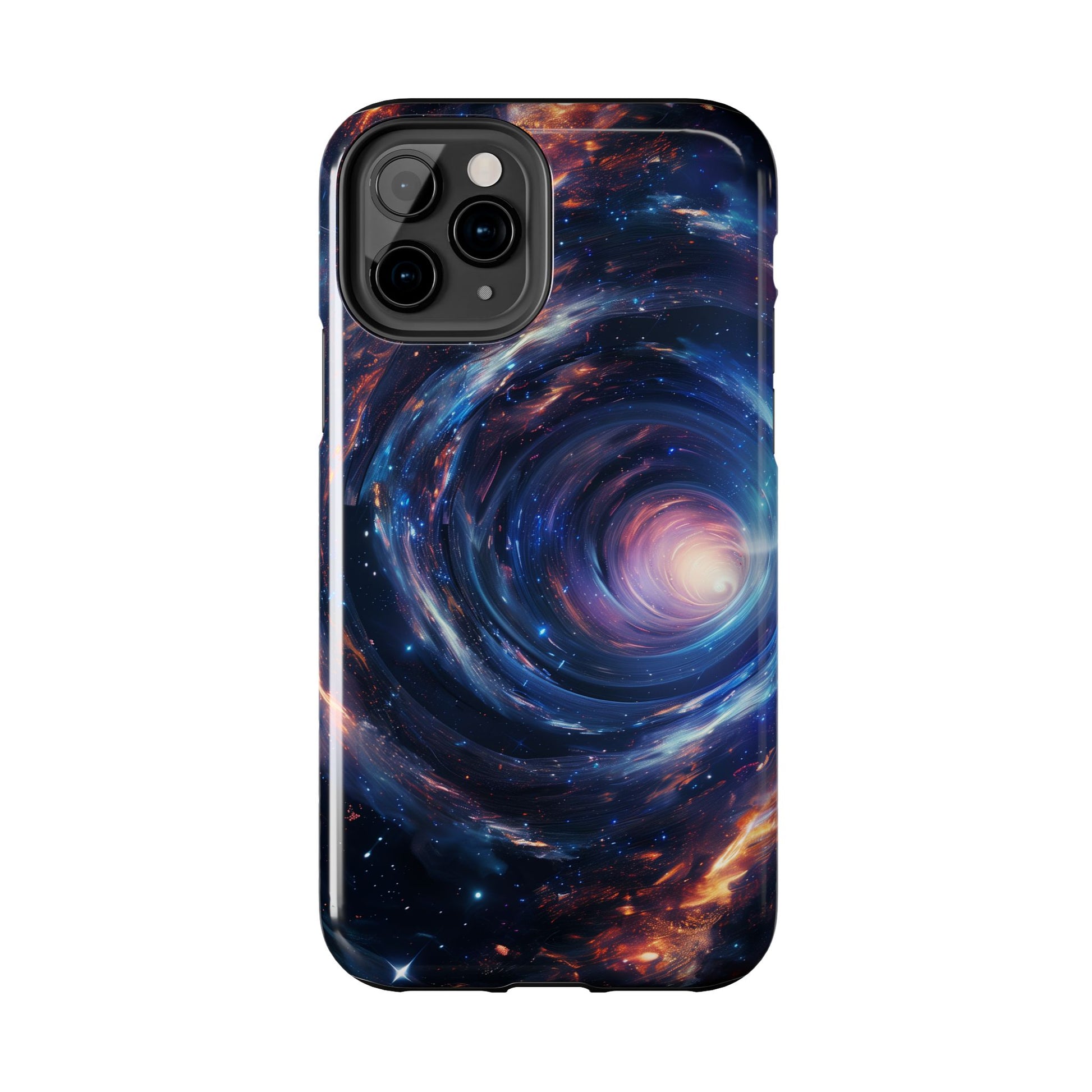 Dr Who inspired Phone Case - Space Wormholes Phone Case - Cosmic Galaxy Cover with Futuristic Wormhole Design - Sci-Fi Protective Case