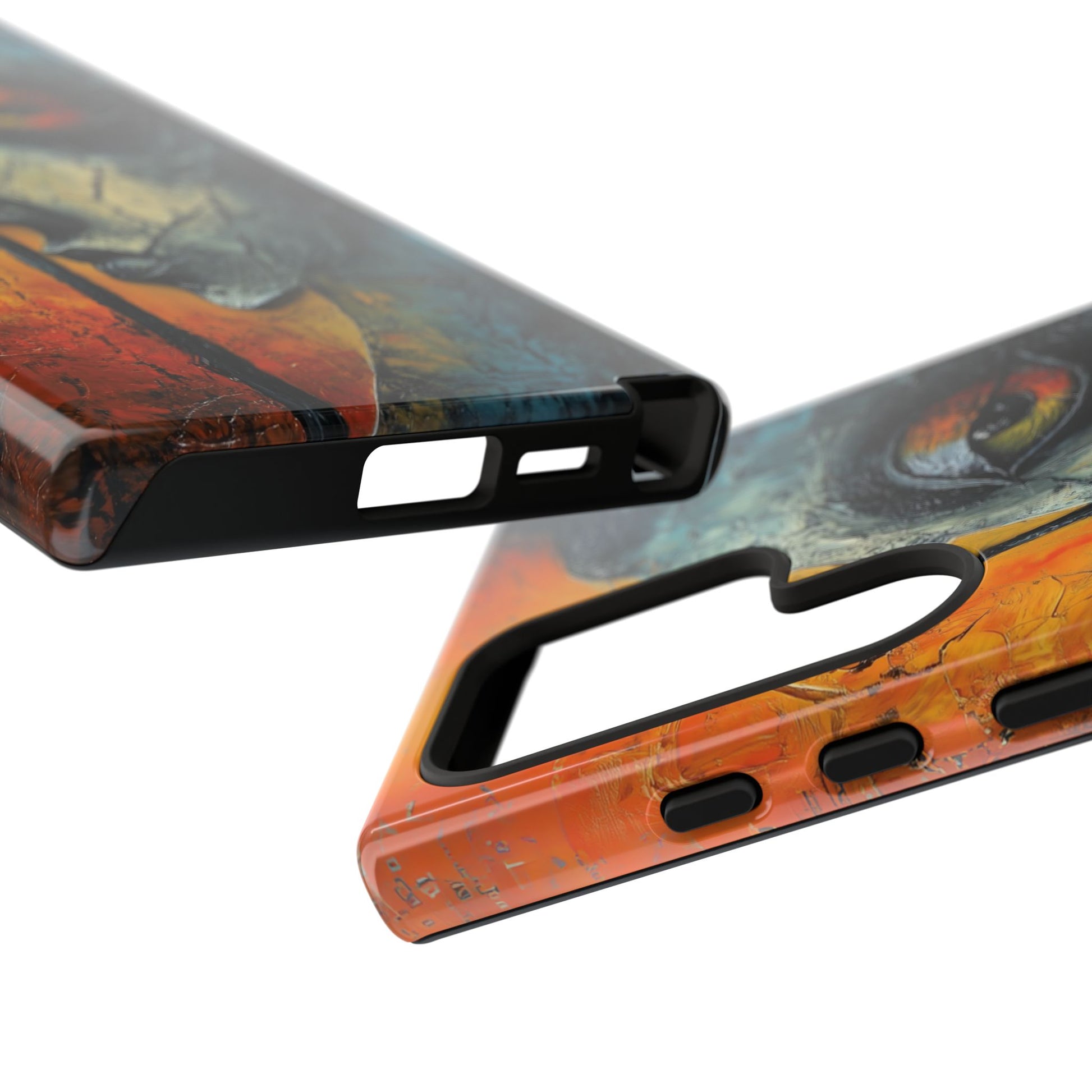 Surrealist Art Phone Case Salvador Dali Style Face Tough Case Unique Artistic 3D Textured Look Surrealism Gift Art iPhone 13 14 15 16