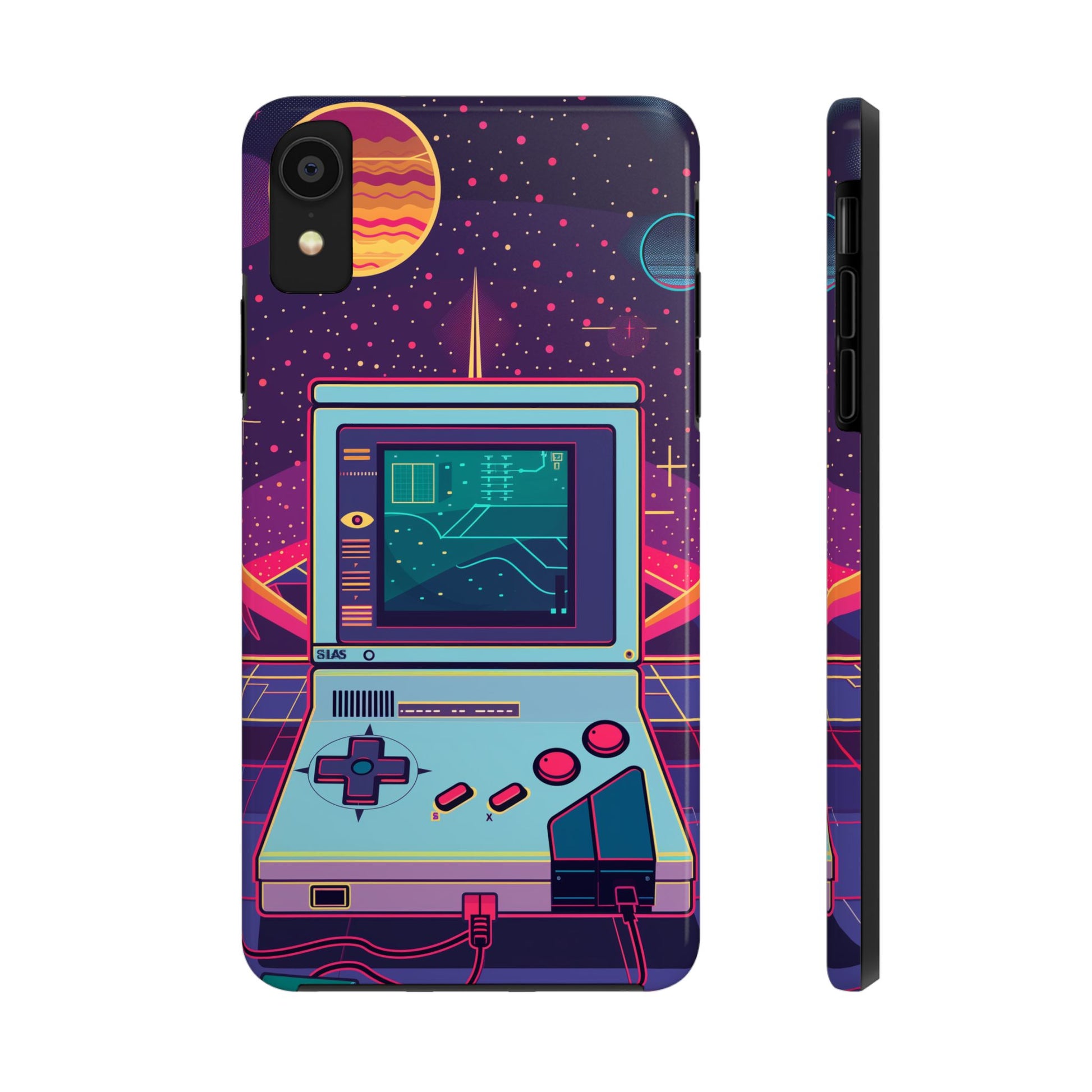 Durable iPhone Case with Alternative Universe Game Console Design - Protective Phone Cover - Fun and Sturdy Gaming Accessory - Gamer Gift