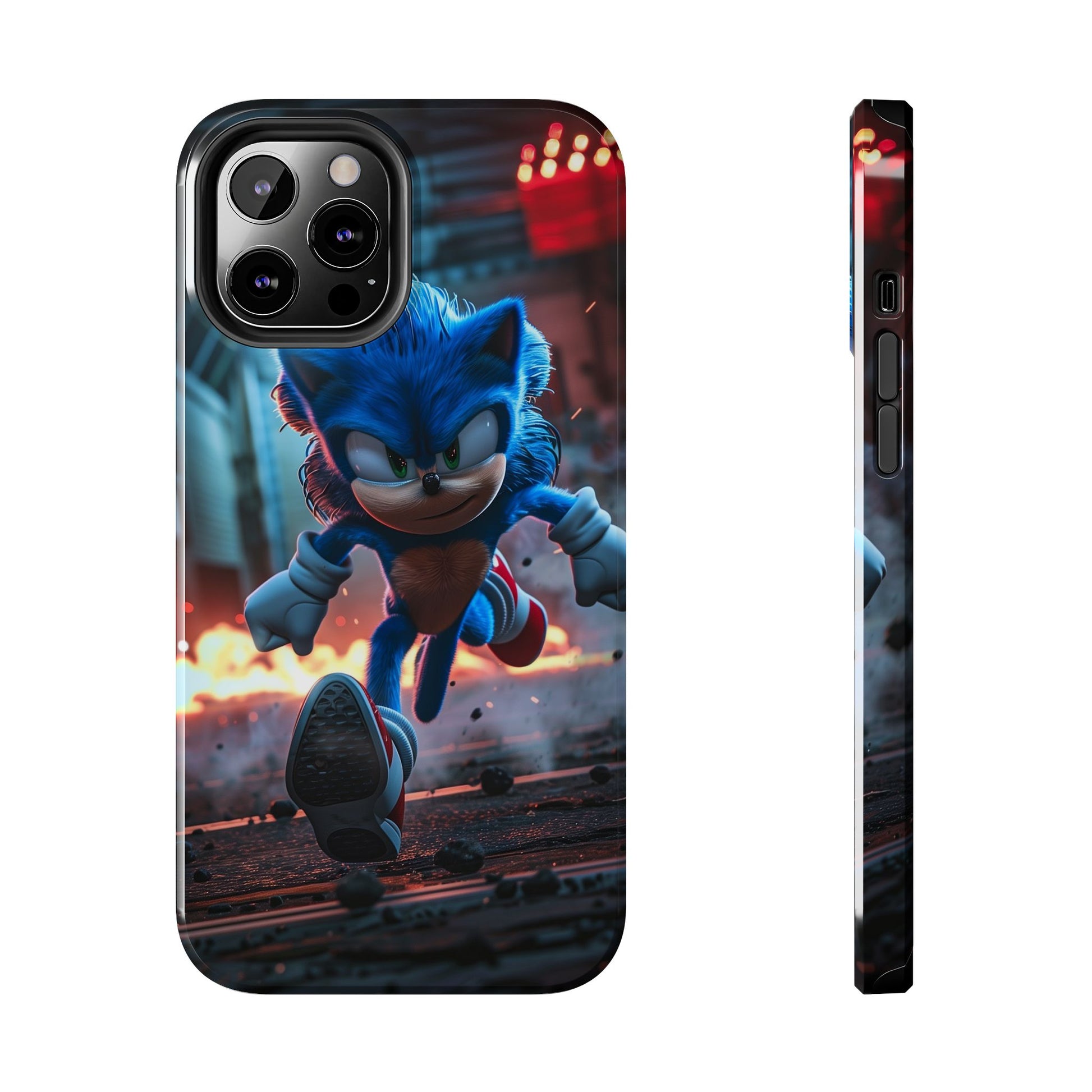 Durable Sonic Phone Case - Protective Sonic the Hedgehog Design - Tough Mobile Cover - Fun Video Game Phone Accessory