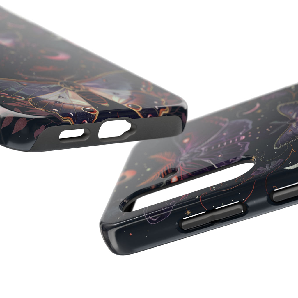 B Dark Academia Mystical Phone Case, Mystical Moth Phone Case, Vintage Magic Witchcraft iPhone Cover, Esoteric Nature Art, iPhone 15 Pro Max