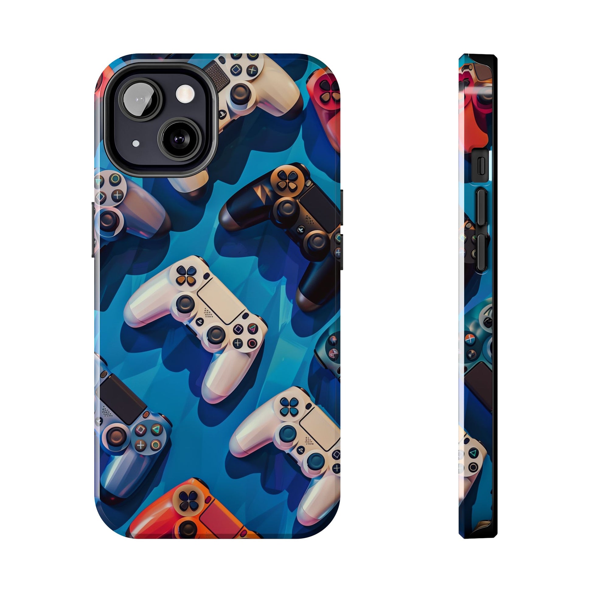 Video Game Controllers iPhone Case - Gamer Tough Phone Cover - Modern Gaming