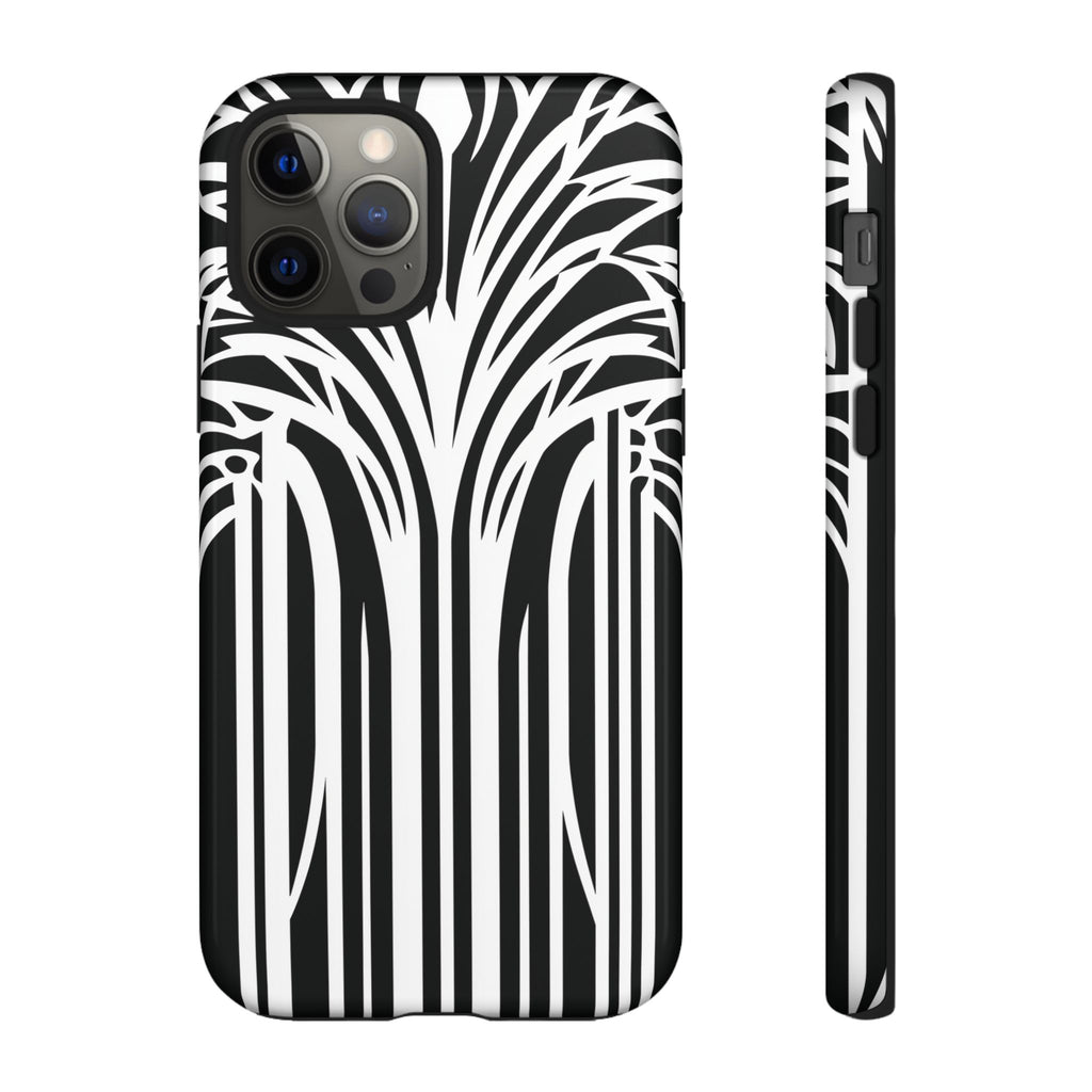 Blank White Art Deco Palm Tree Phone Case Design Lempicka Frank Lloyd Wright Prairie Style Stylish iphone 13 14 15 16 Pro Max Plus Galaxy