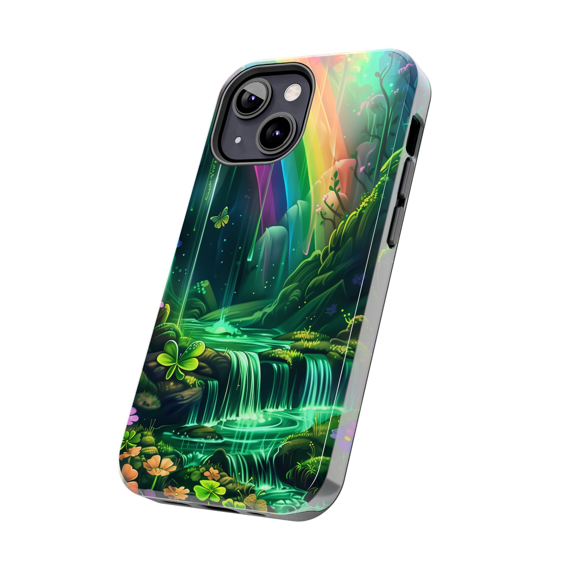 St. Patrick's Day Durable Phone Case, Lucky Phone Case Design, Durable Irish Luck Protective Cover, Holiday Gift Idea