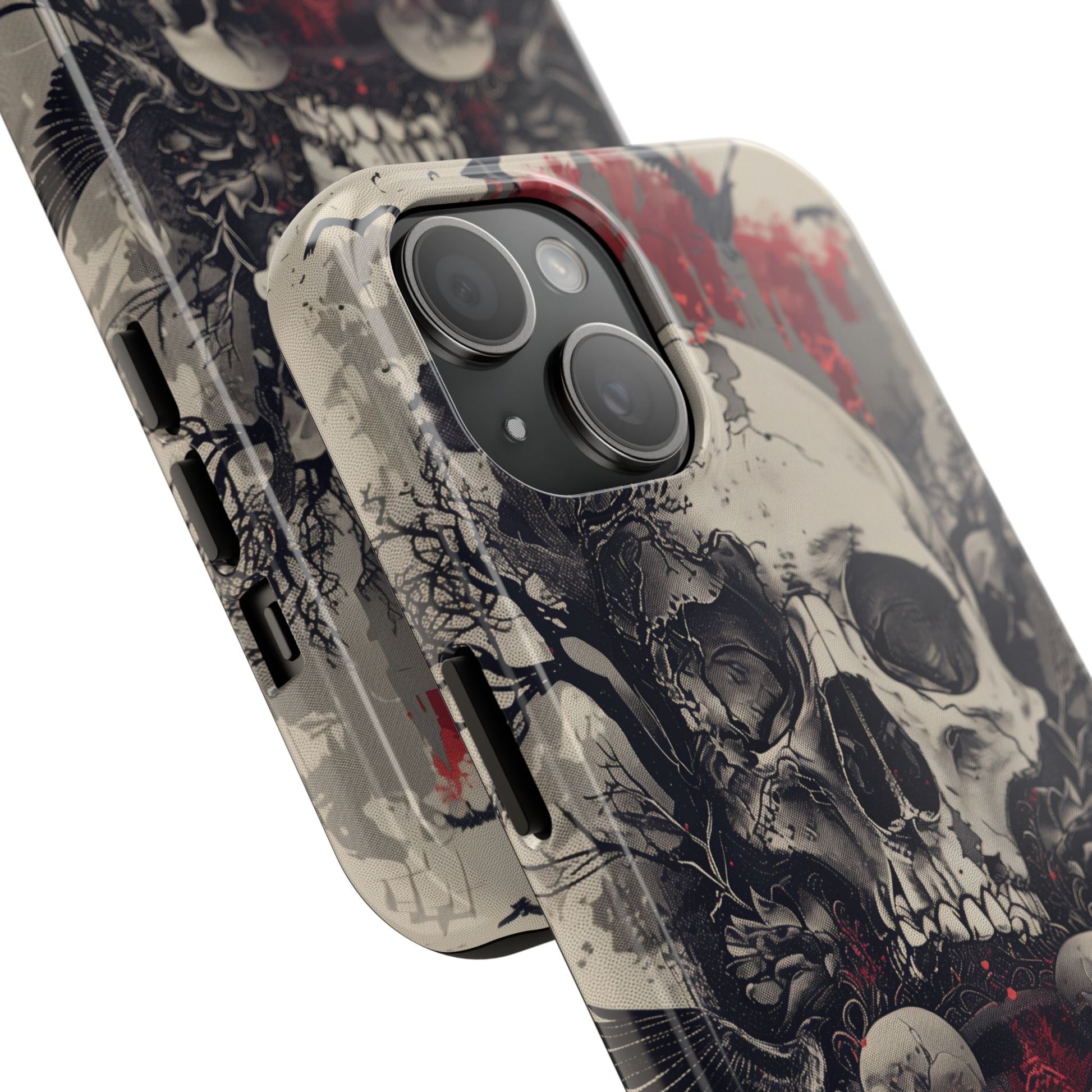 Gothic Art Phone Case Skulls and Crows, Moth Phone Case, Moon and Tarot Phone Case, Halloween Spooky Season, Dark Academia iPhone 15 Pro Max