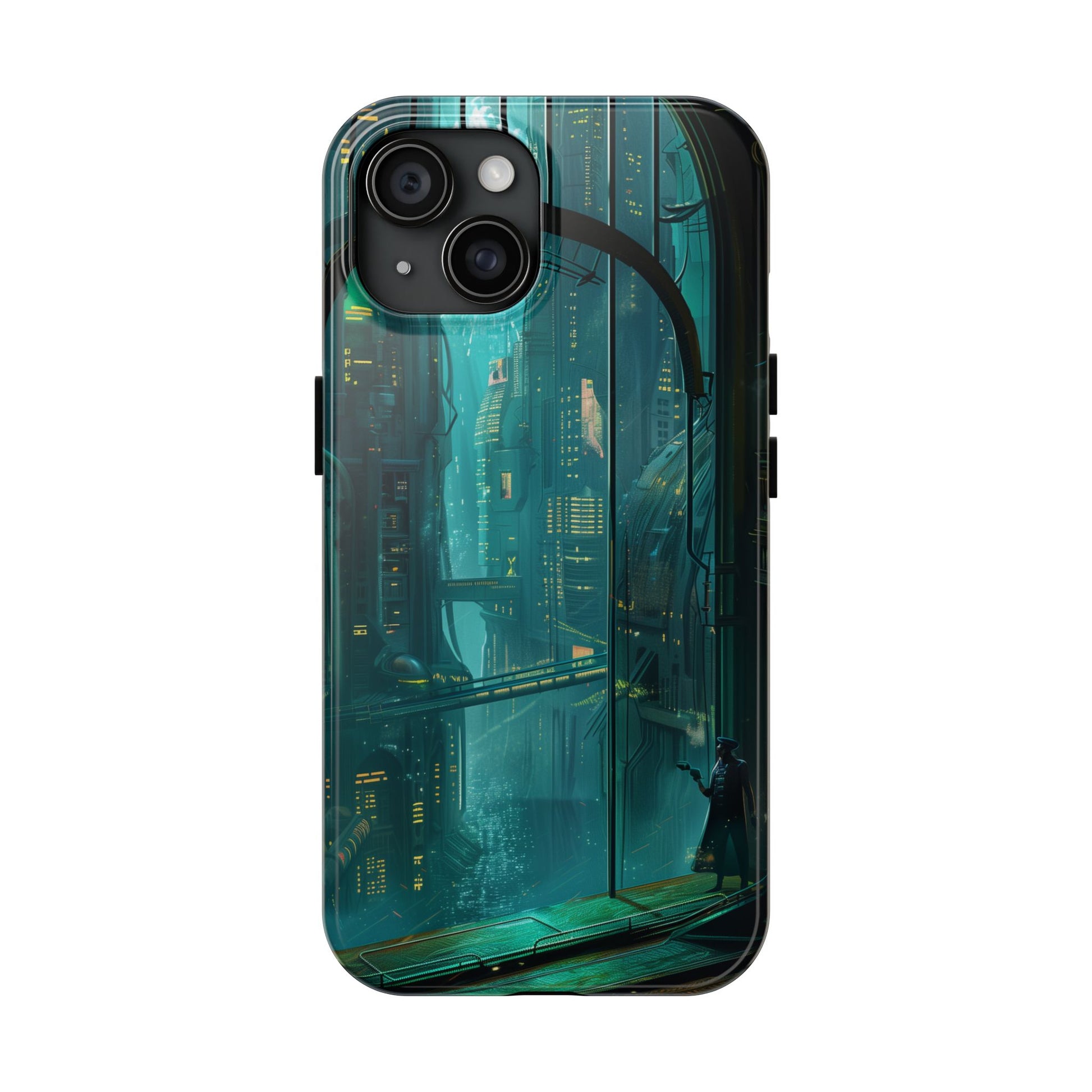 BioShock Inspired Phone Case - Underwater Art Deco City - Gaming Phone Cover - Unique Video Game Accessory