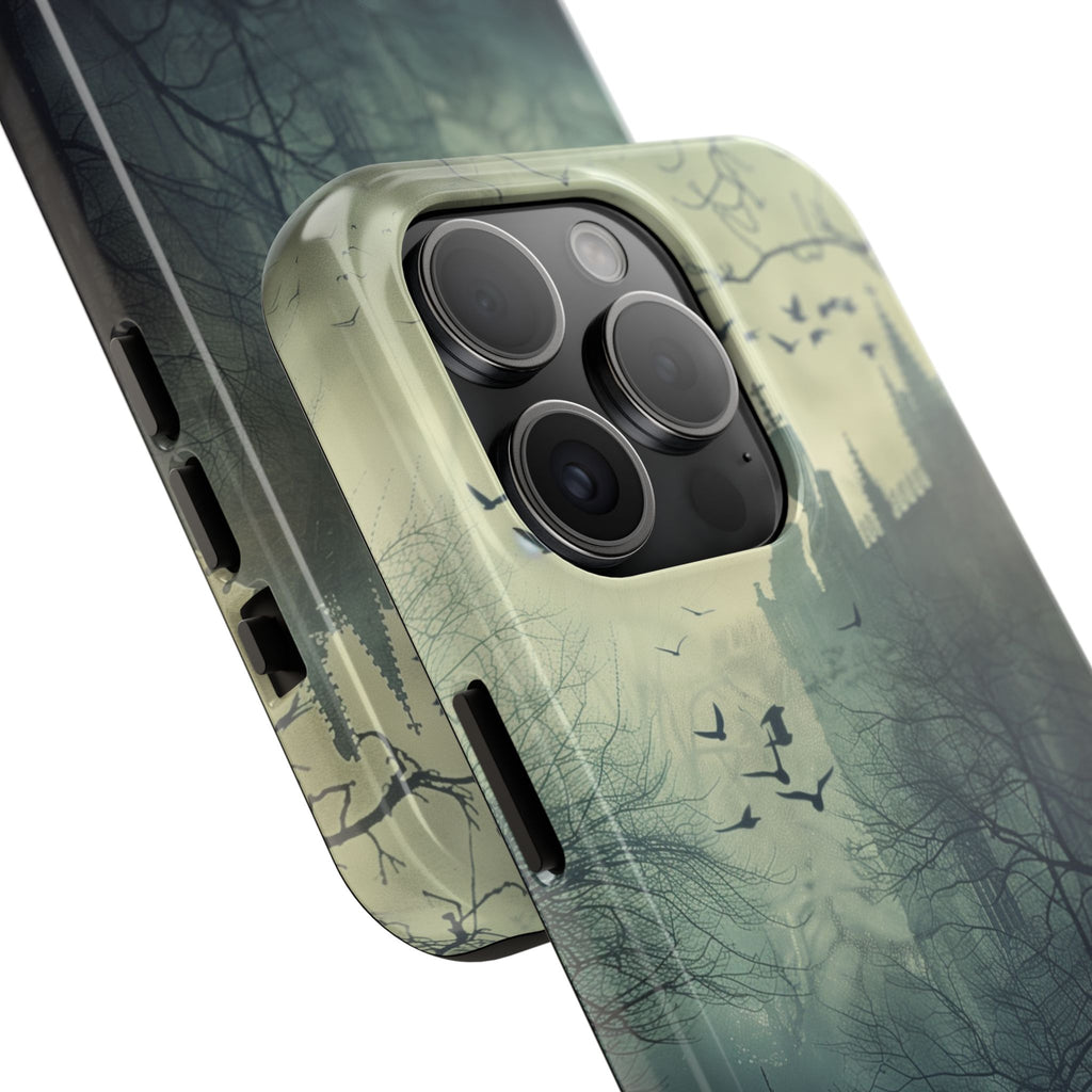 Gothic Architecture Phone Case, Dark Academia Phone Case, Moon and Tarot Case, Halloween Spooky Season, Dark Academia iPhone 15 Pro Max