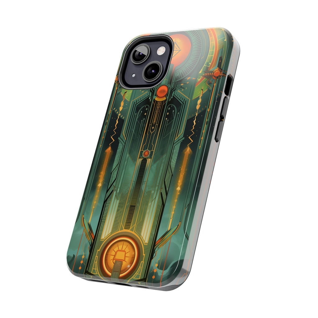 Art Deco Phone Case, Architecture Phone Case, Durable iPhone Case, Gift for Architect, iPhone 14 Case, Art Deco Building Phone Case