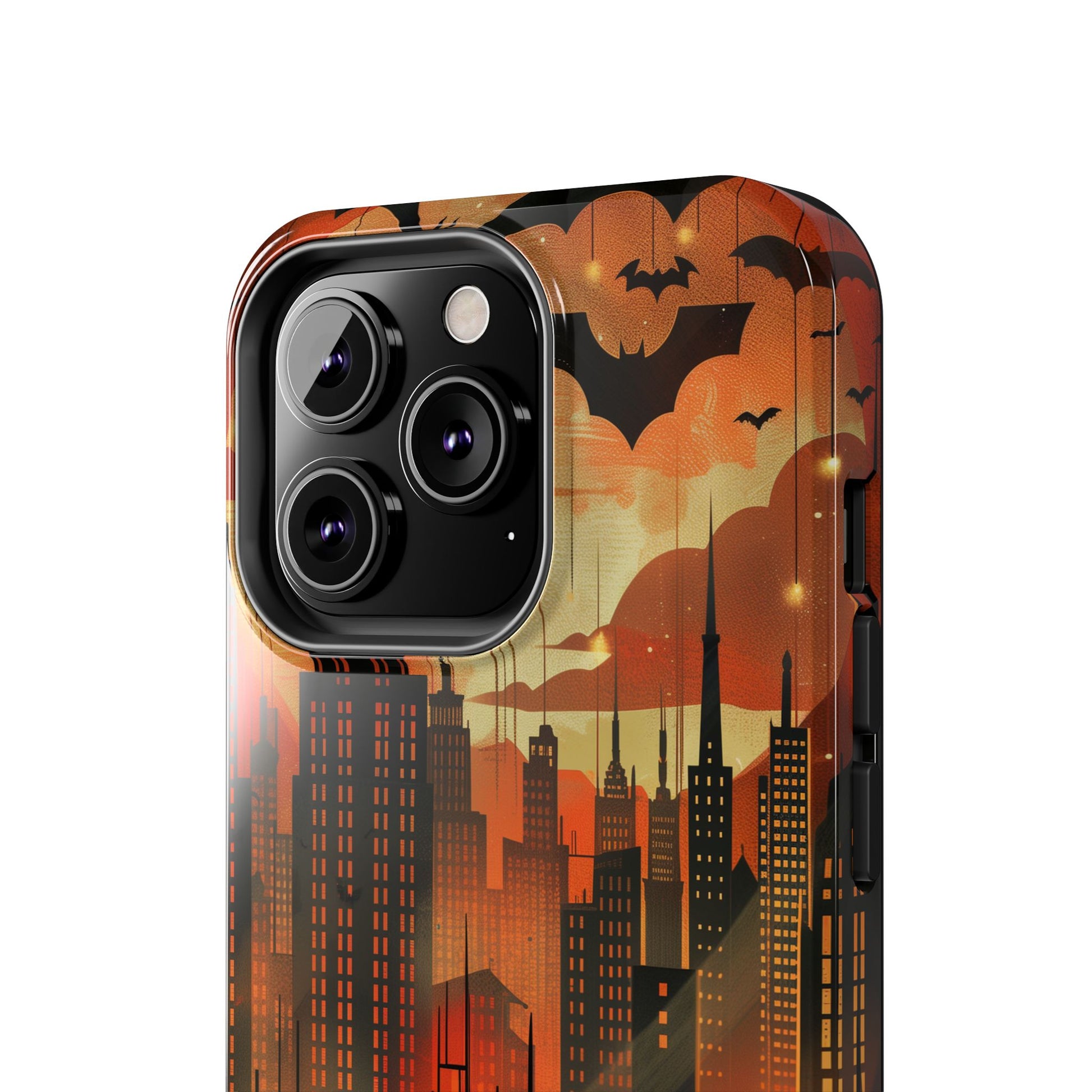 Batman Inspired Phone Case - Gotham Art Deco Style - Comic Book Hero Phone Cover - Unique Superhero Accessory