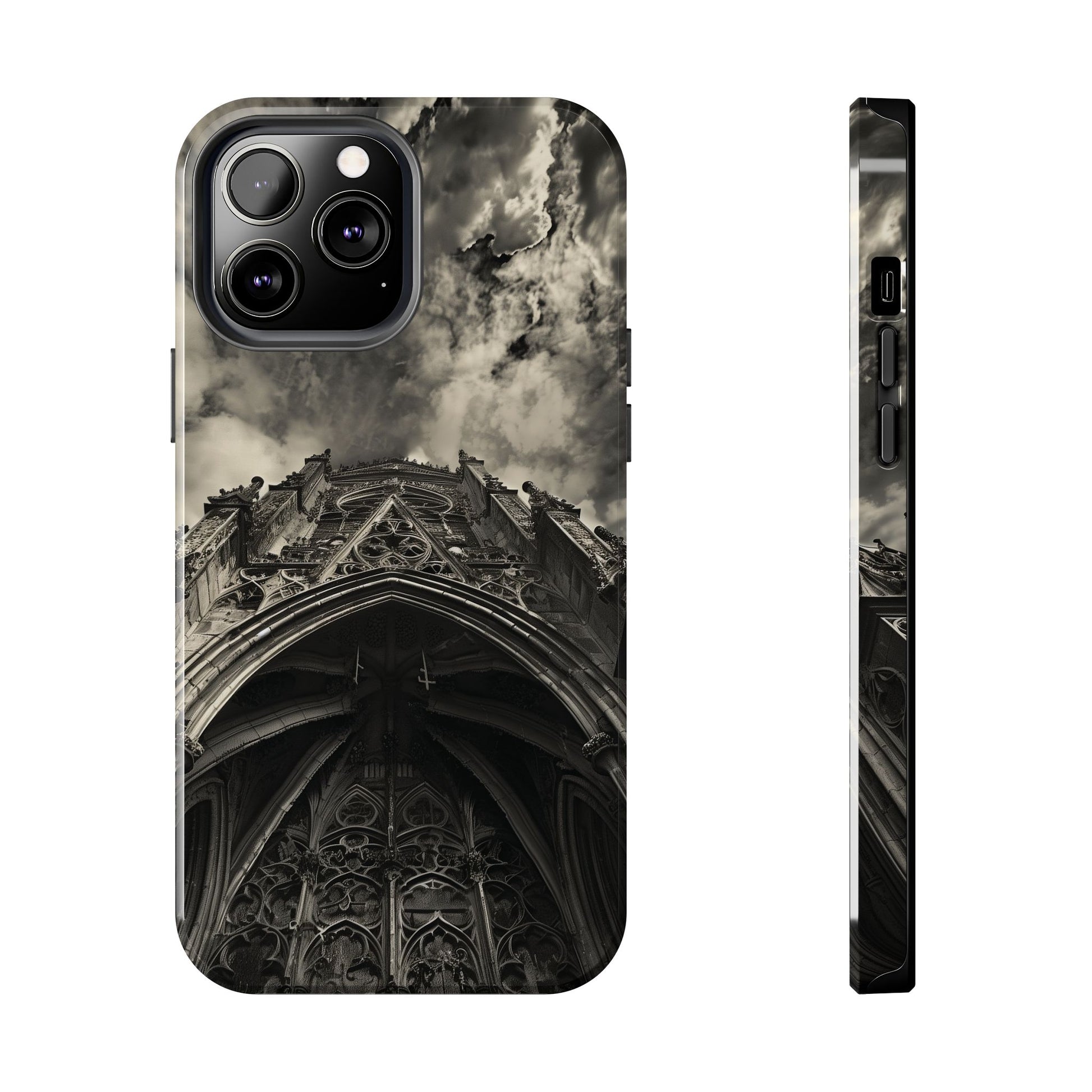 Gothic Art Phone Case Dark Academia, Cathedral Phone Case, Halloween Spooky Season, Gothic Architecture, Gargoyle Phone iPhone 15 Pro Max