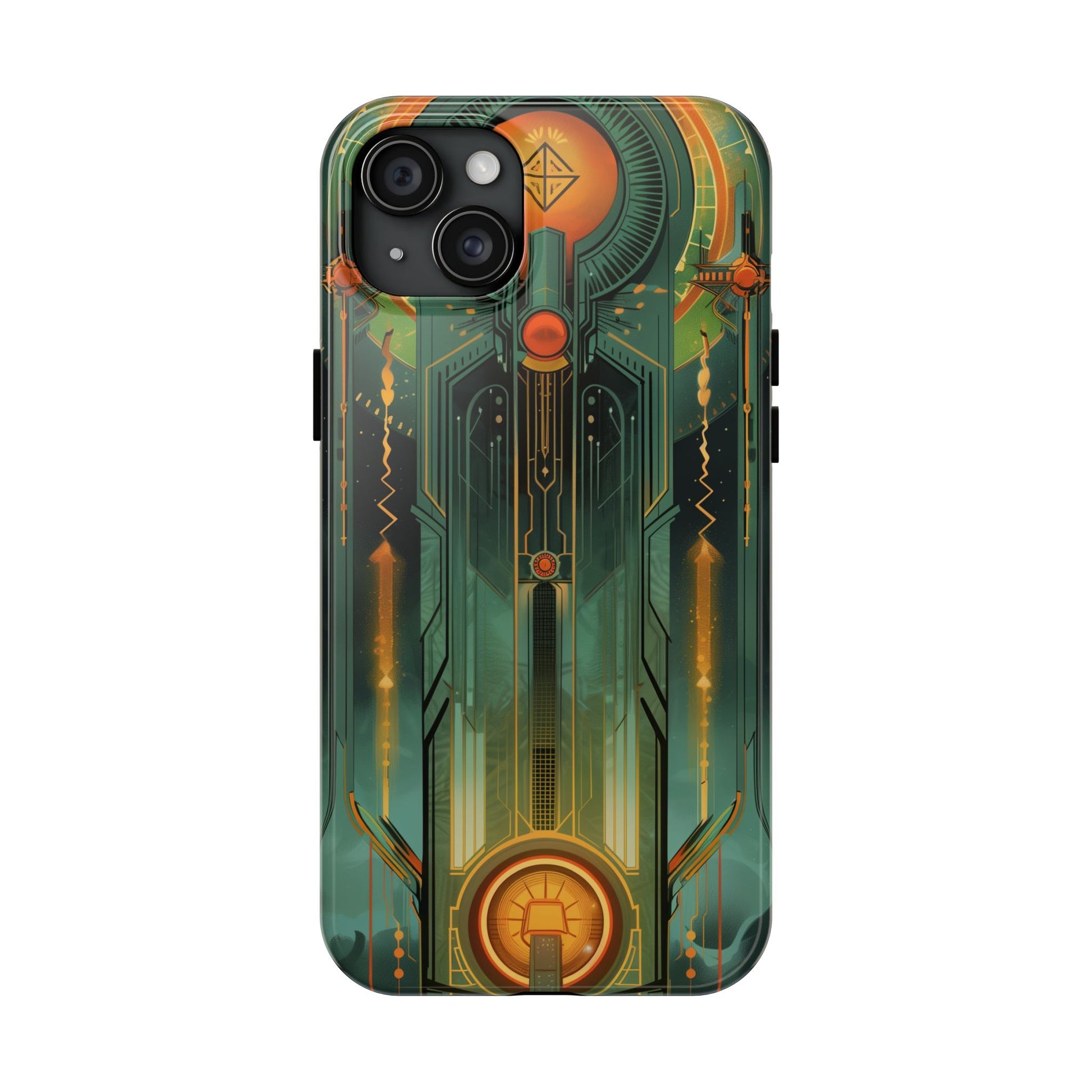 Art Deco Phone Case, Architecture Phone Case, Durable iPhone Case, Gift for Architect, iPhone 14 Case, Art Deco Building Phone Case